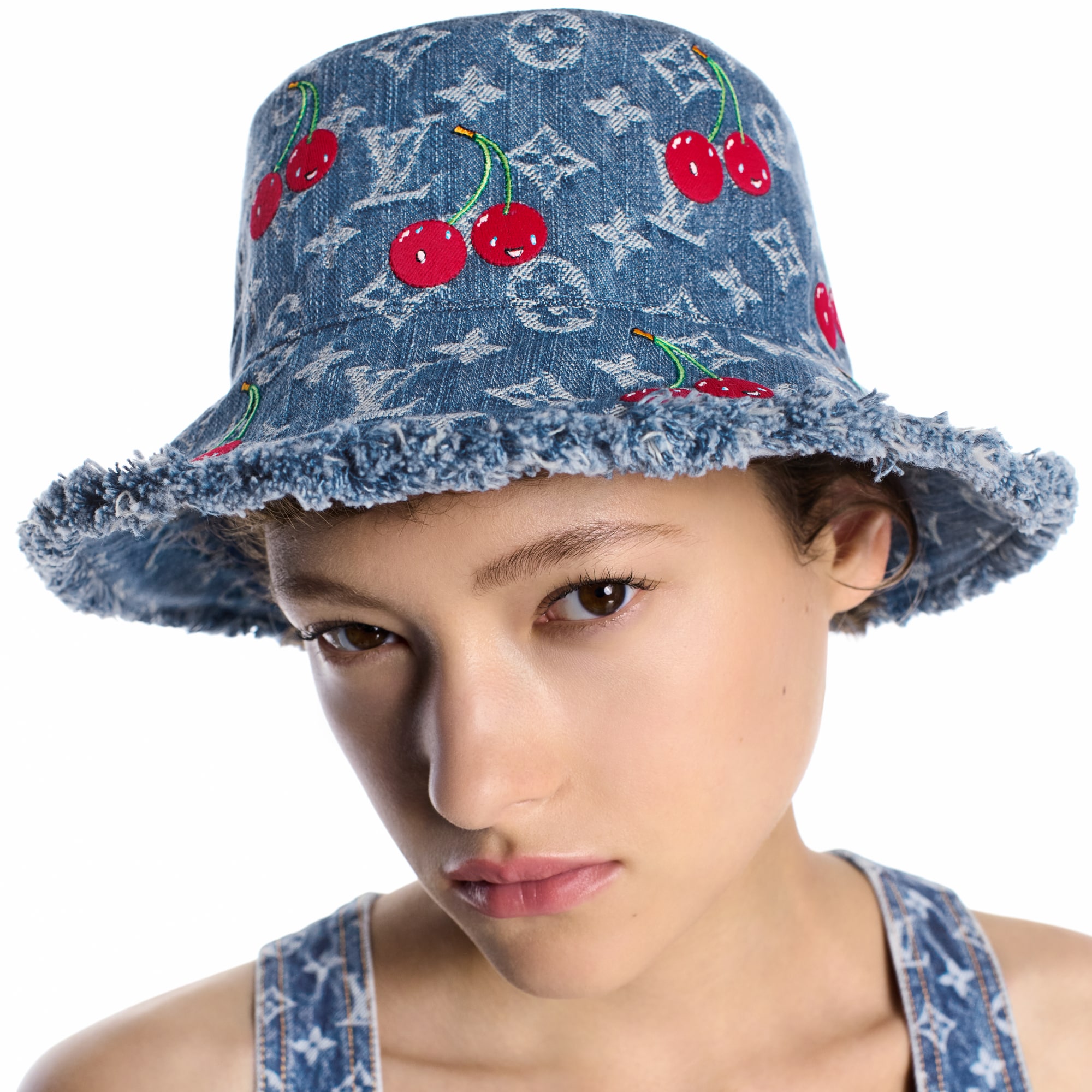 LV x TM Denim Cerise Fischerhut S00 Damen Accessoires Hüte & Mützen | LOUIS VUITTON (Zoom)