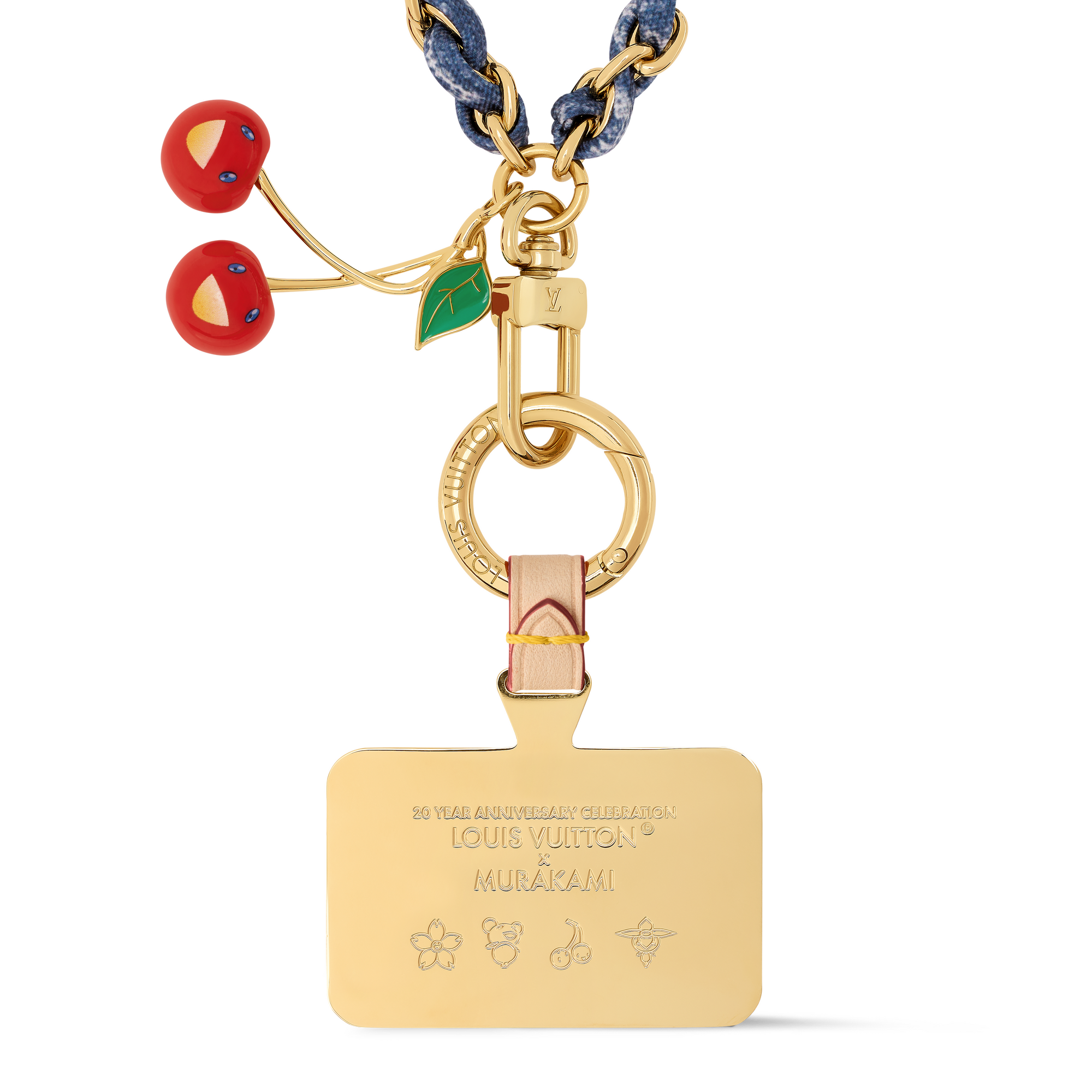 LV x TM Denim Cerise Smartphone-Halterung S00 Damen Accessoires Schlüsselanhänger und Taschenschmuck | LOUIS VUITTON (Zoom)