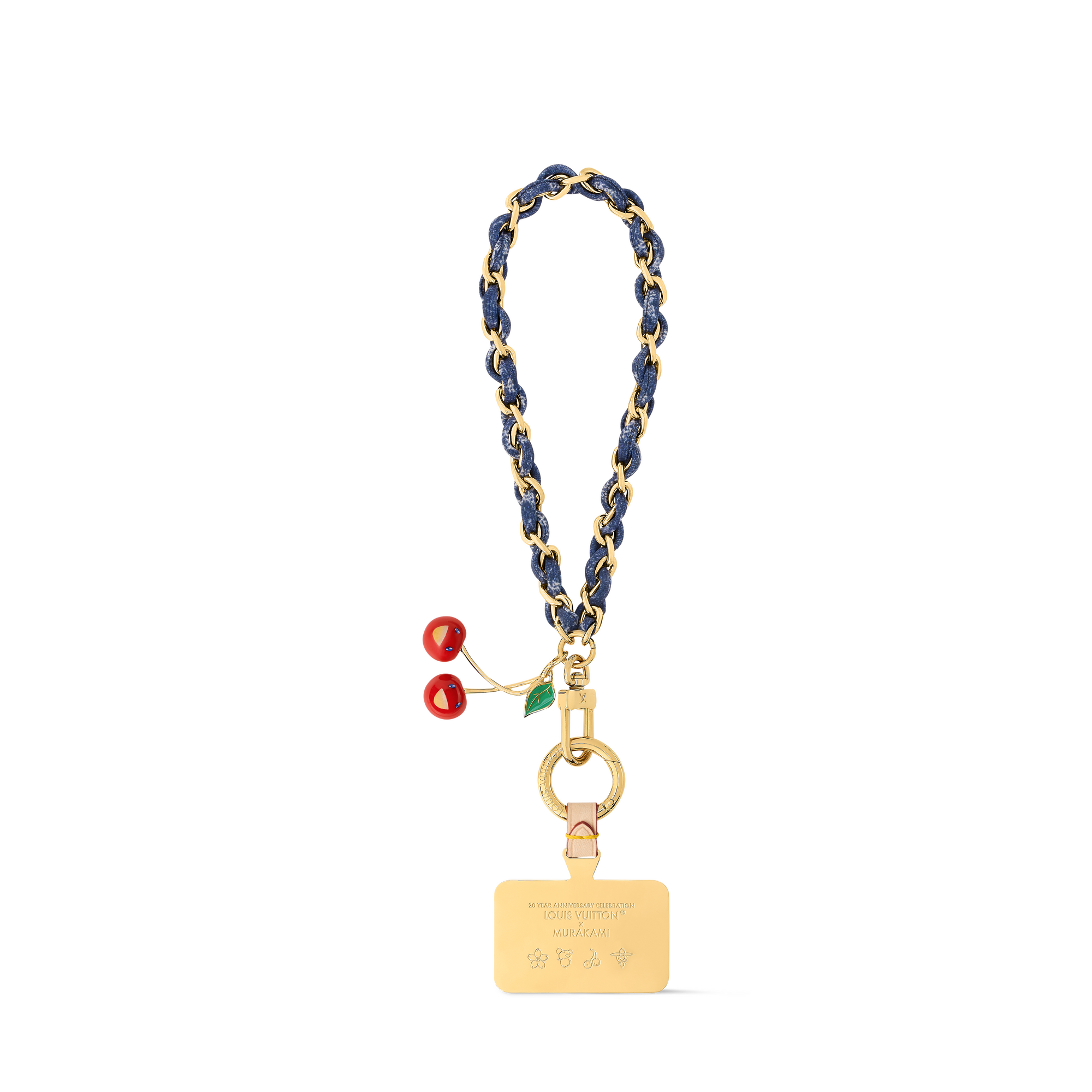 LV x TM Denim Cerise Smartphone-Halterung S00 Damen Accessoires Schlüsselanhänger und Taschenschmuck | LOUIS VUITTON (Zoom)