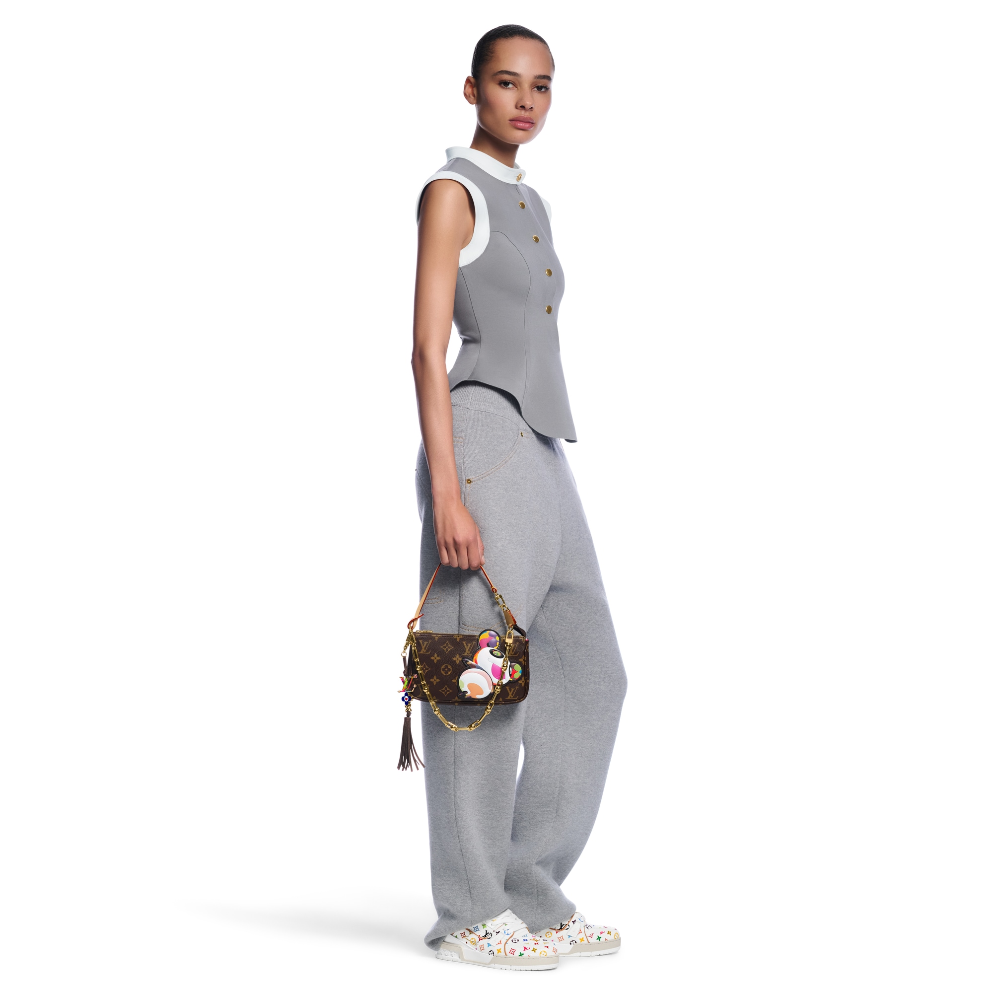 LV x TM LV Trainer Sneaker  Damen Schuhe Sneakers | LOUIS VUITTON (Zoom)