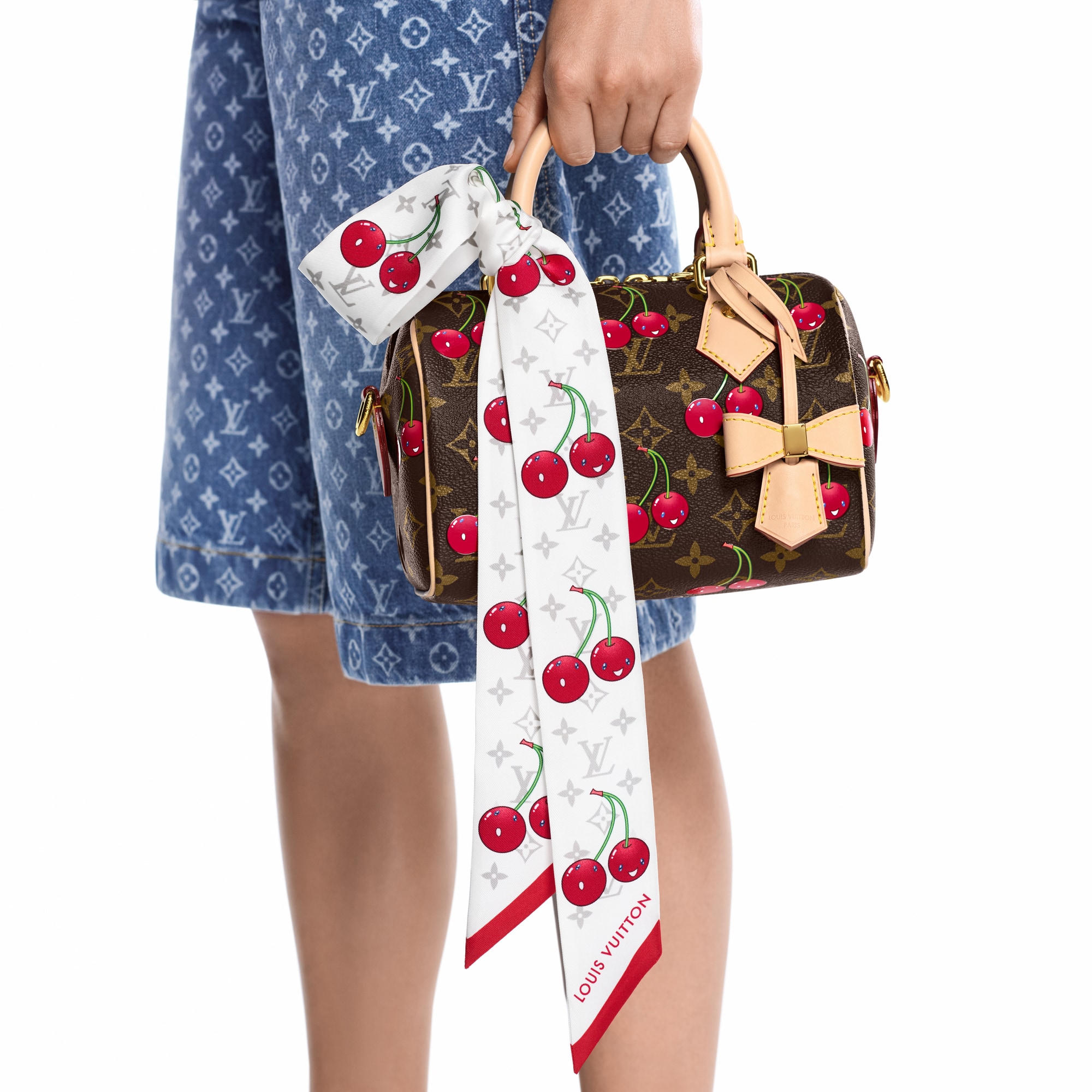 LV x TM Monogram Cerise Bandeau S00 Damen Accessoires Seidentücher und Bandeaus | LOUIS VUITTON (Zoom)