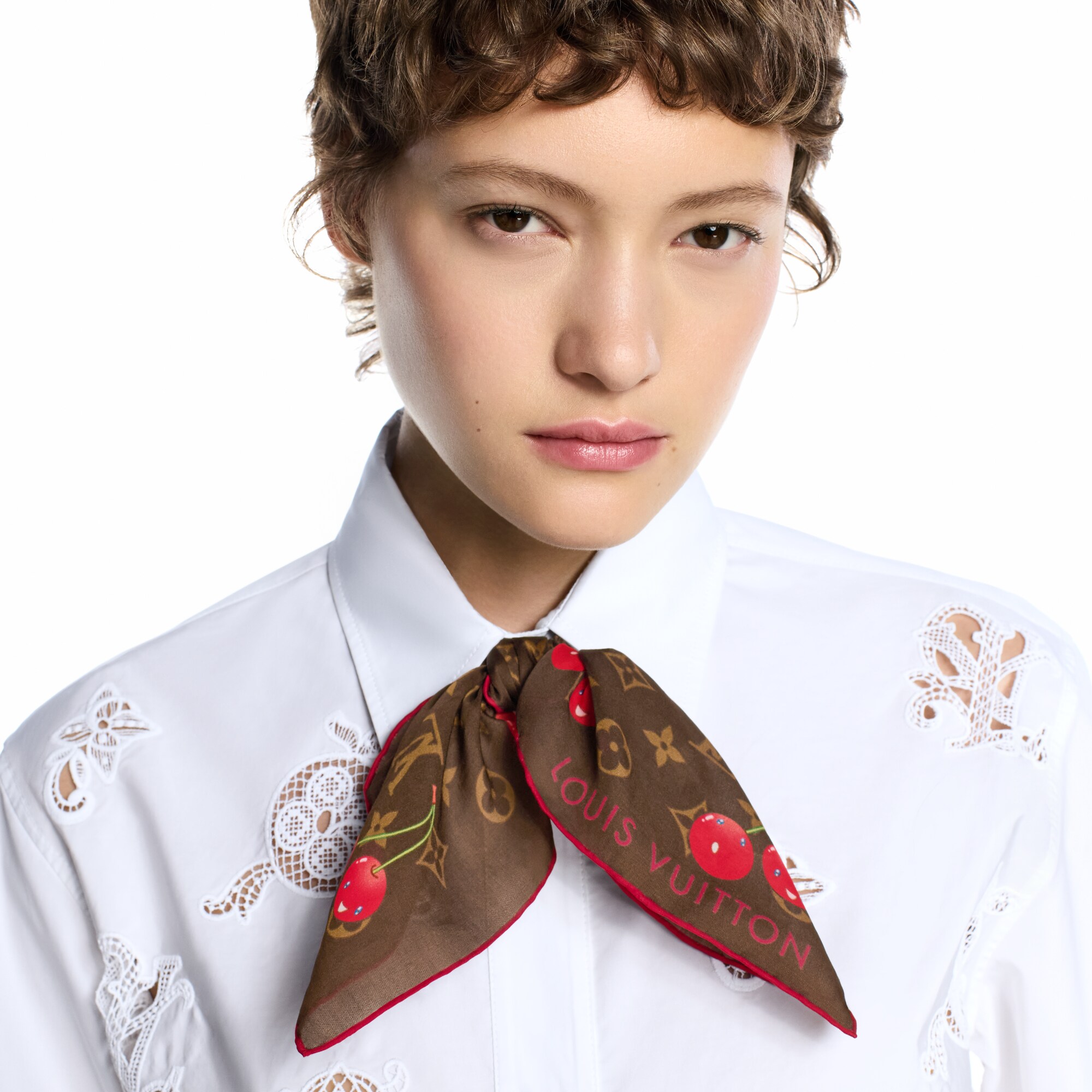 LV x TM Monogram Cerise Carré 55 S00 Damen Accessoires Seidentücher und Bandeaus | LOUIS VUITTON (Zoom)