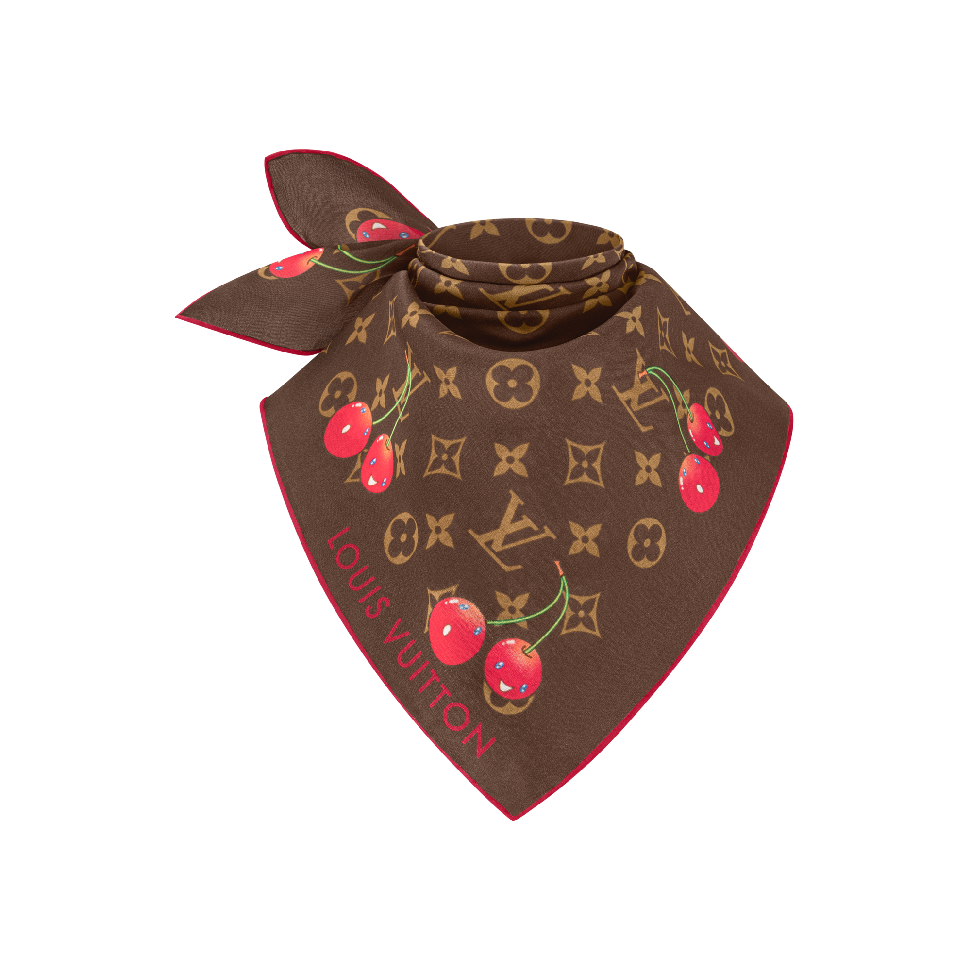 LV x TM Monogram Cerise Carré 55 S00 Damen Accessoires Seidentücher und Bandeaus | LOUIS VUITTON (Zoom)