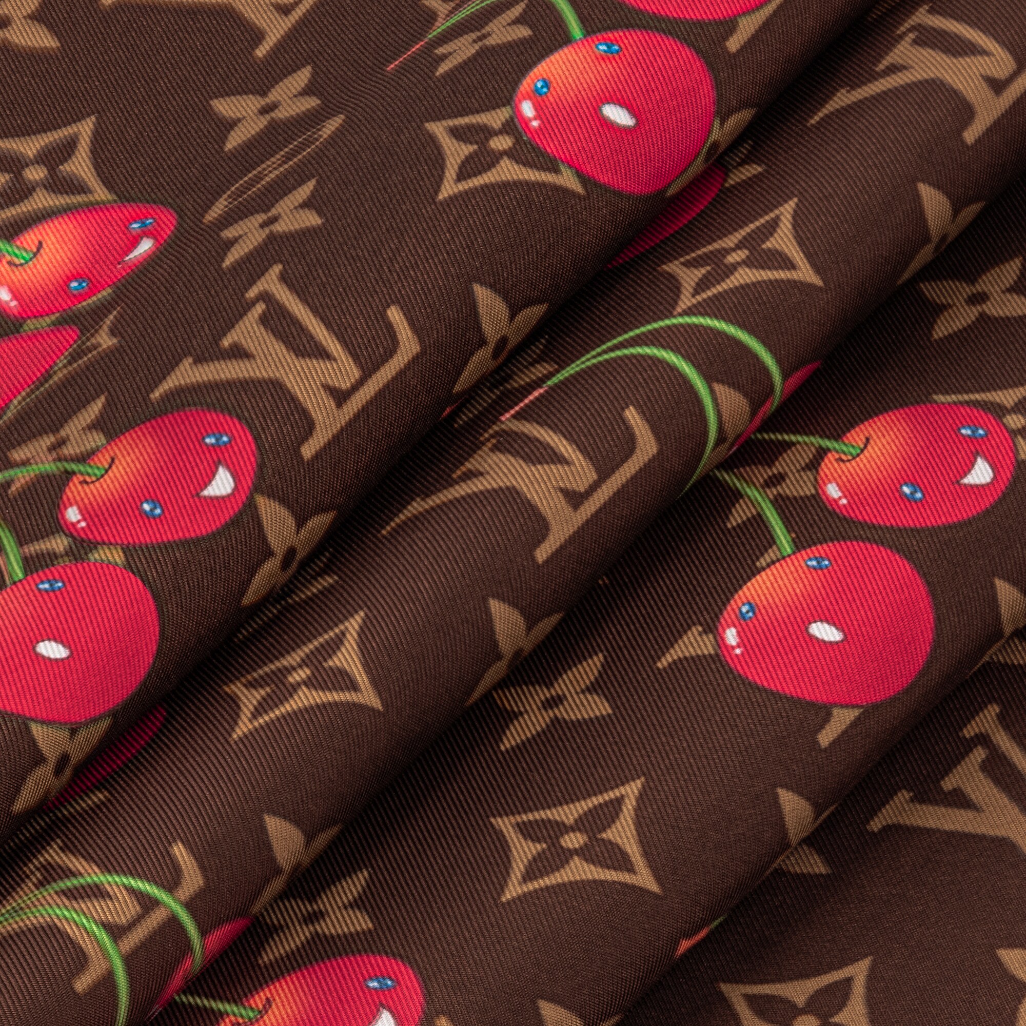 LV x TM Monogram Cerise Carré 90 S00 Damen Accessoires Seidentücher und Bandeaus | LOUIS VUITTON (Zoom)