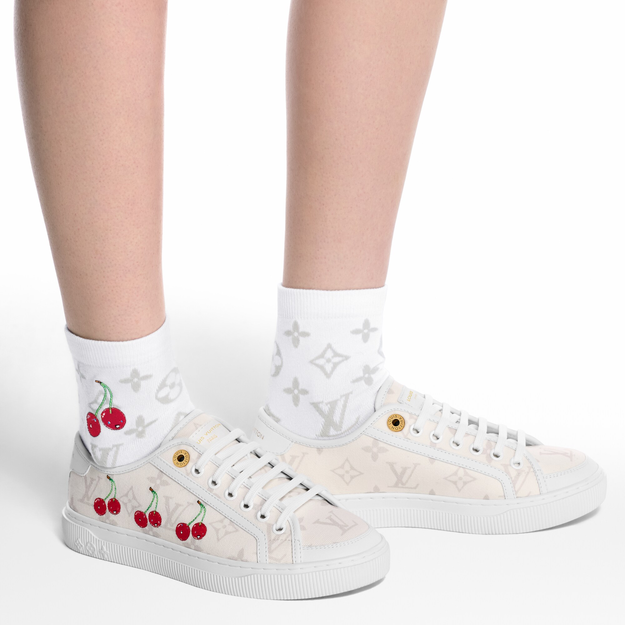 LV x TM Monogram Cerise Socken S00 Damen Accessoires Wohntextilien | LOUIS VUITTON (Zoom)