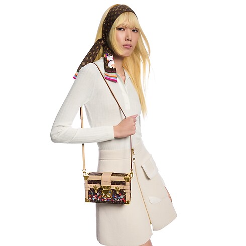 LV x TM Petite Malle Monogram Canvas Taschen und Kleinlederwaren Damen Handtaschen LV Ikonen | LOUIS VUITTON (Zoom)