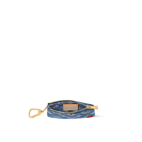 LV x TM Schlüsseletui Monogram Denim Damen Geldbörsen und Kleinlederwaren Neuheiten | LOUIS VUITTON (Zoom)