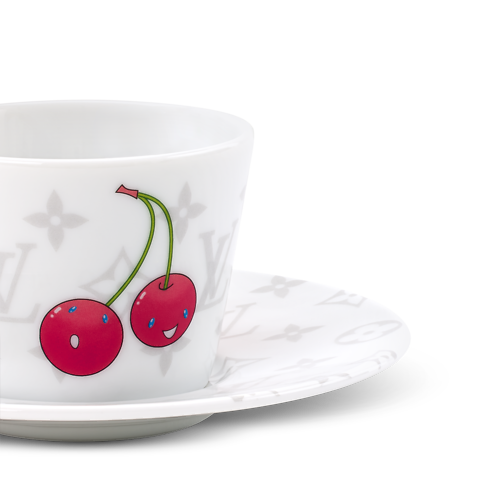 LV x TM Set mit 2 Kaffeetassen und Untertassen Monogram Cerises Trunks, Reisen und Wohnen Wohnen und Art of Dining Art of Dining | LOUIS VUITTON (Zoom)