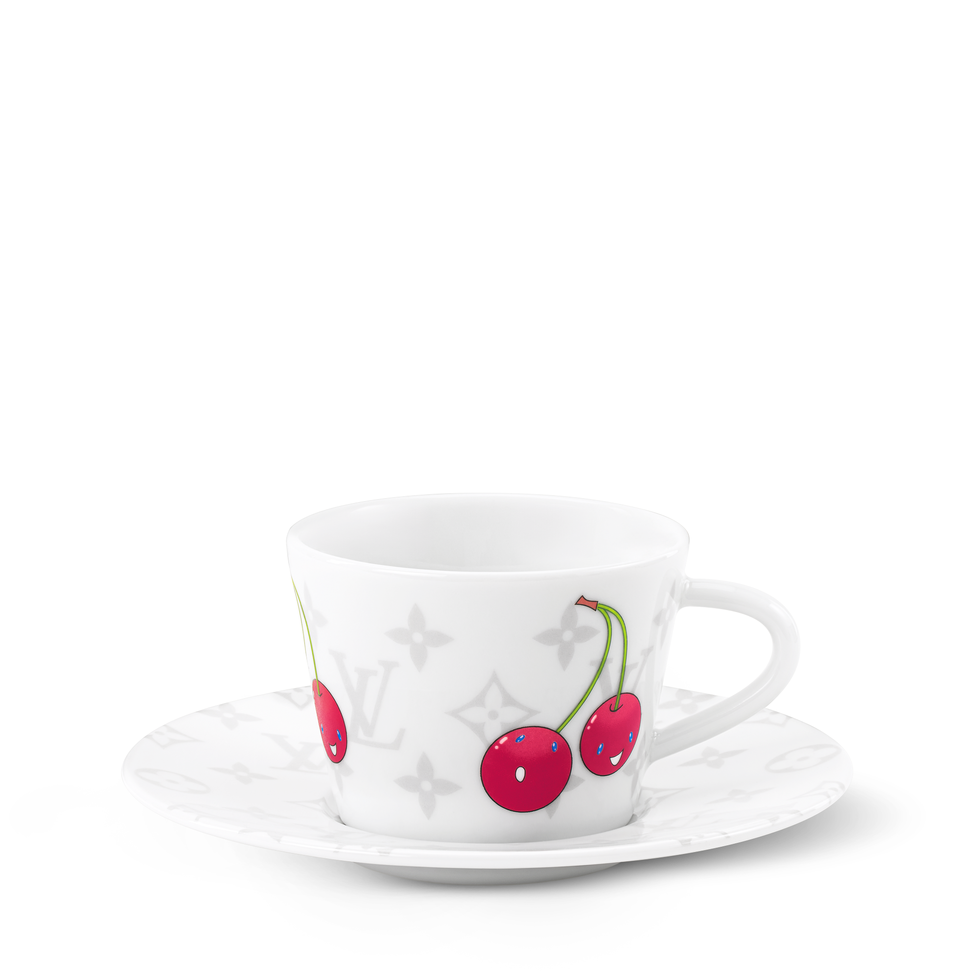 LV x TM Set mit 2 Kaffeetassen und Untertassen Monogram Cerises Trunks, Reisen und Wohnen Wohnen und Art of Dining Art of Dining | LOUIS VUITTON (Zoom)