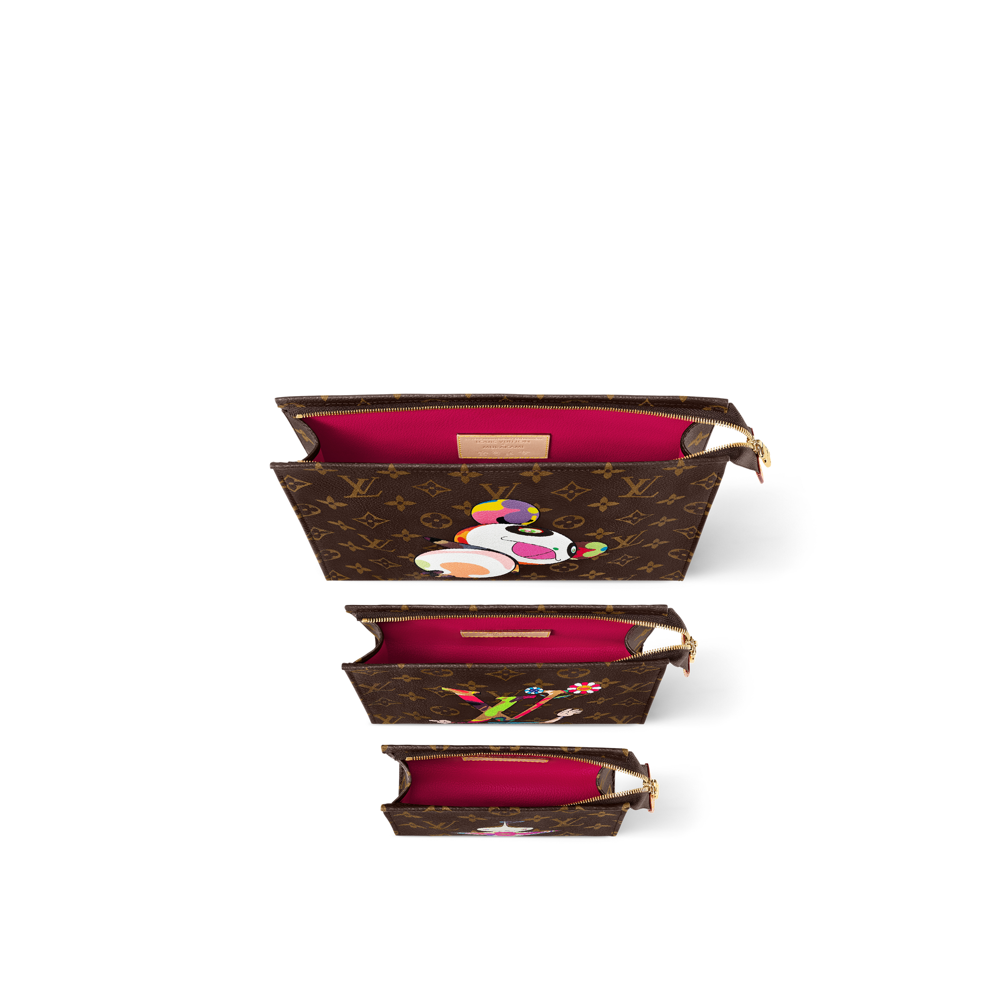LV x TM Trio Poche Toilette Autres Toiles Monogram Damen Reisegepäck Reiseaccessoires | LOUIS VUITTON (Zoom)