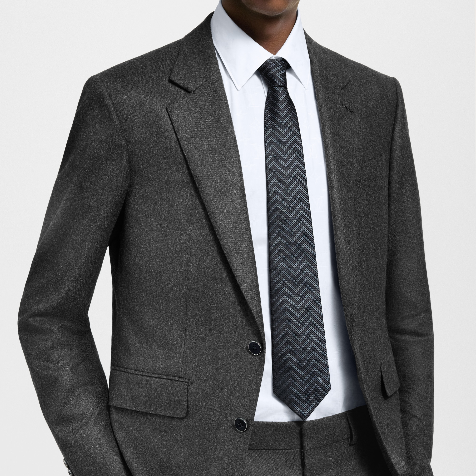 LV Zigzag Krawatte S00 Herren Accessoires Krawatten und Einstecktücher  | LOUIS VUITTON (Zoom)