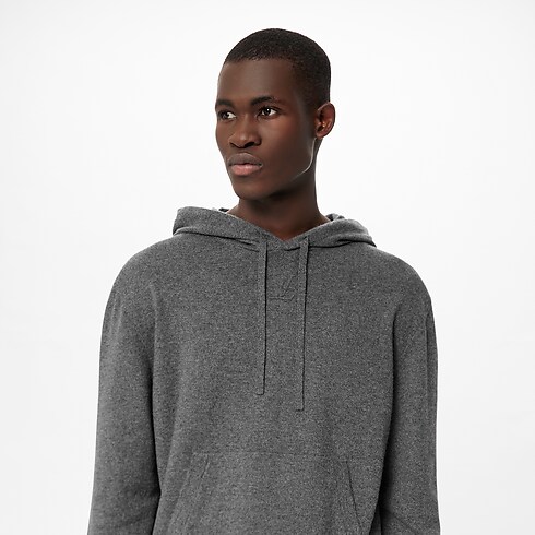 LVSE Hoodie mit LV als Prägung Herren Ready to Wear Strick und Sweatshirts | LOUIS VUITTON (Zoom)