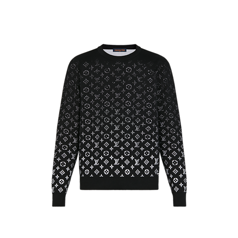 LVSE Monogram Degradé Rundhalspullover Herren Ready to Wear Strick und Sweatshirts | LOUIS VUITTON (Zoom)
