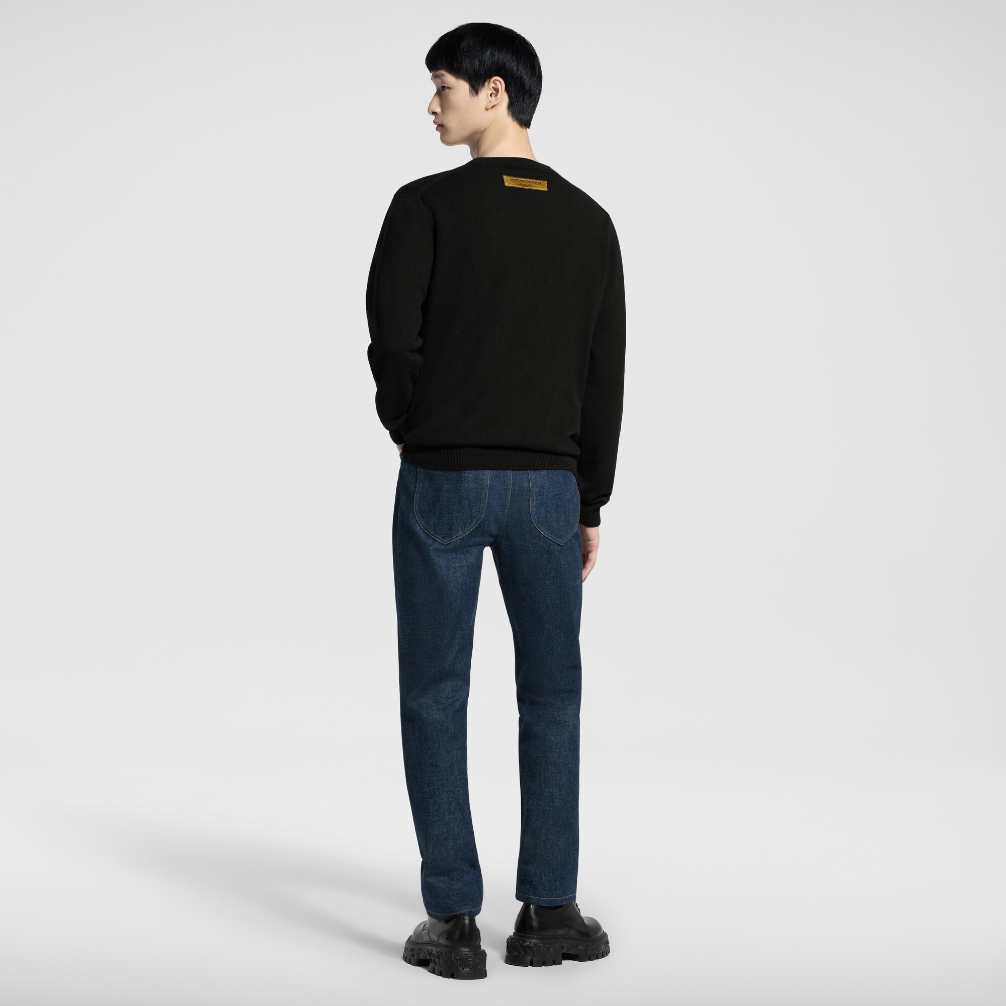 LVSE Rundhalspullover mit geprägter LV Signatur  Herren Ready to Wear Vollständige Ready to Wear | LOUIS VUITTON (Zoom)