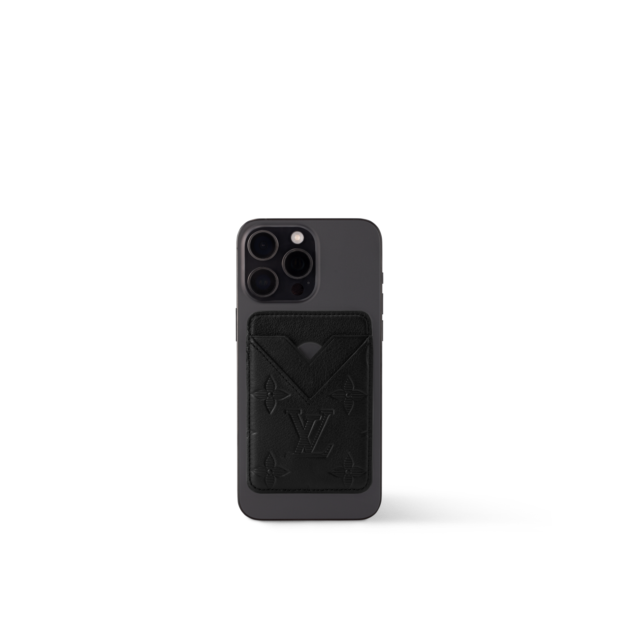 Magnet Kartenetui Monogram Shadow Herren Geldbörsen und Kleinlederwaren Kartenetuis und Reisepasshüllen | LOUIS VUITTON (Zoom)