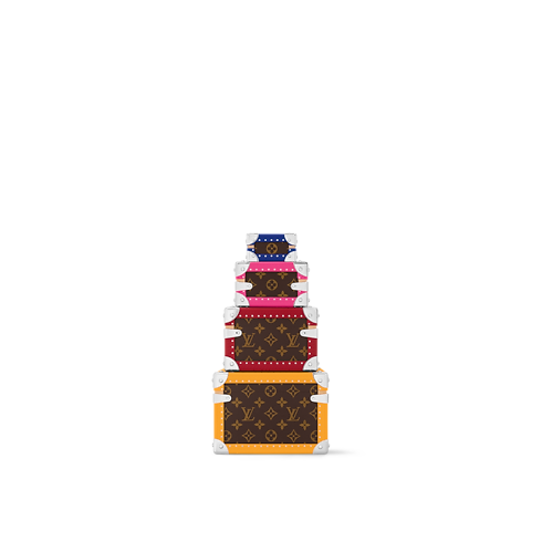 Malle Pyramide Monogram Macassar Canvas Trunks, Reisen und Wohnen Trunks und Koffer Kleine Trunks | LOUIS VUITTON (Zoom)