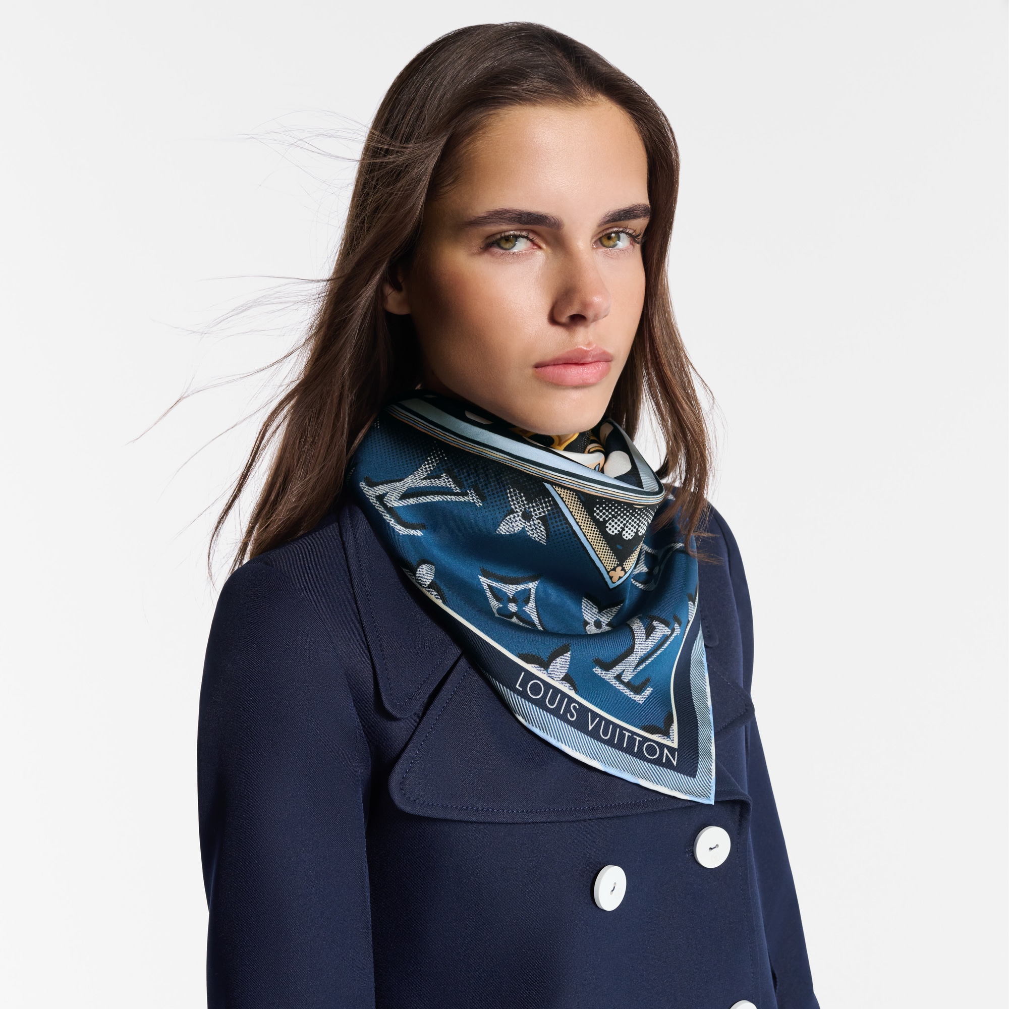 Malles Merveilleuses Remix Carré 90 S00 Damen Accessoires Seidentücher und Bandeaus | LOUIS VUITTON (Zoom)