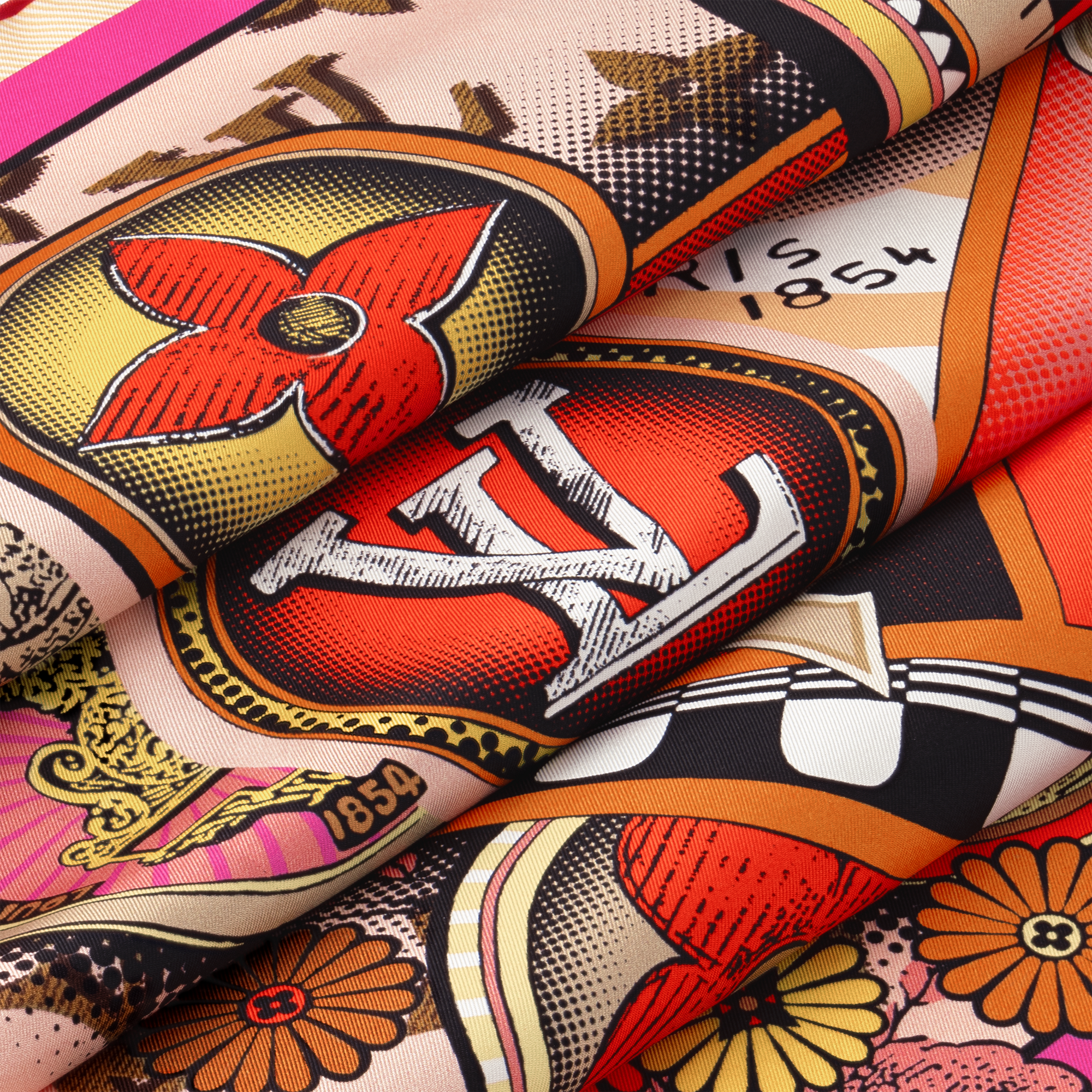 Malles Merveilleuses Remix Carré 90 S00 Damen Accessoires Seidentücher und Bandeaus | LOUIS VUITTON (Zoom)