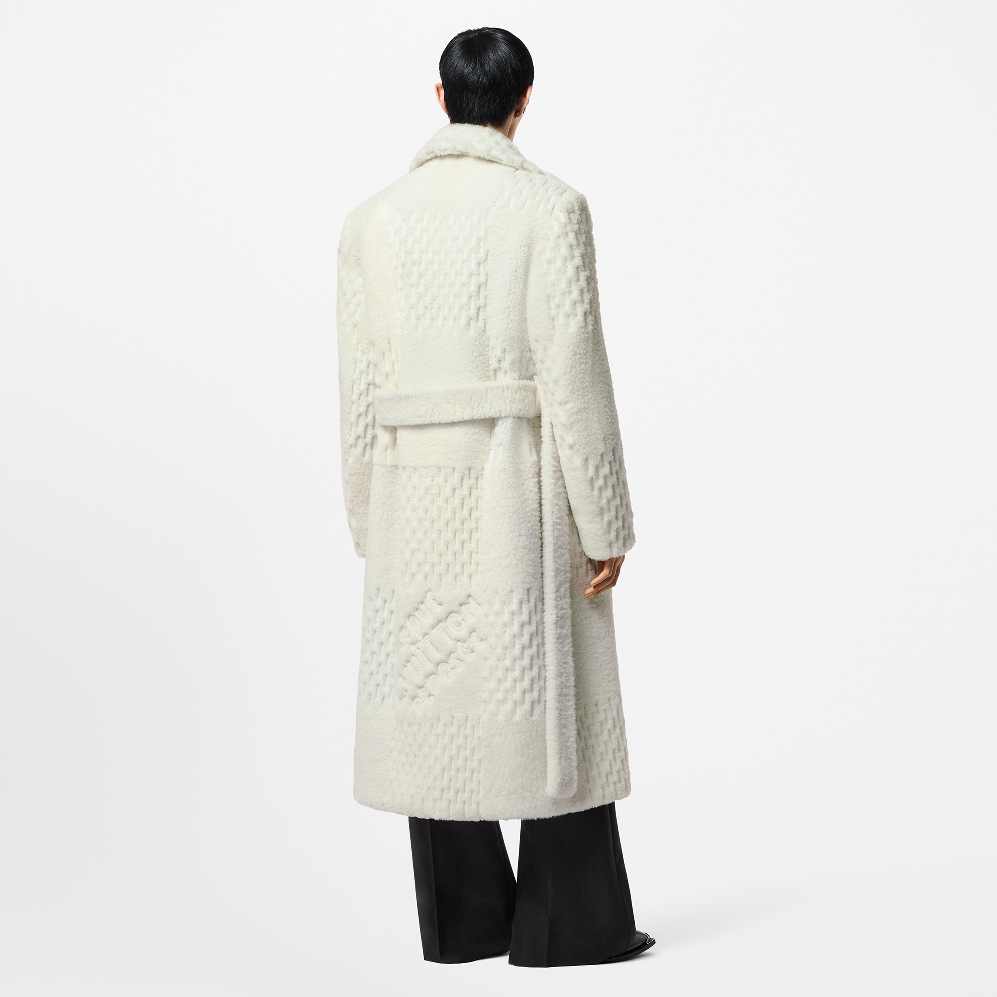 Mantel aus Lammfell mit Gürtel - auf Bestellung erhältlich  Herren Ready to Wear Jacken und Mäntel | LOUIS VUITTON (Zoom)
