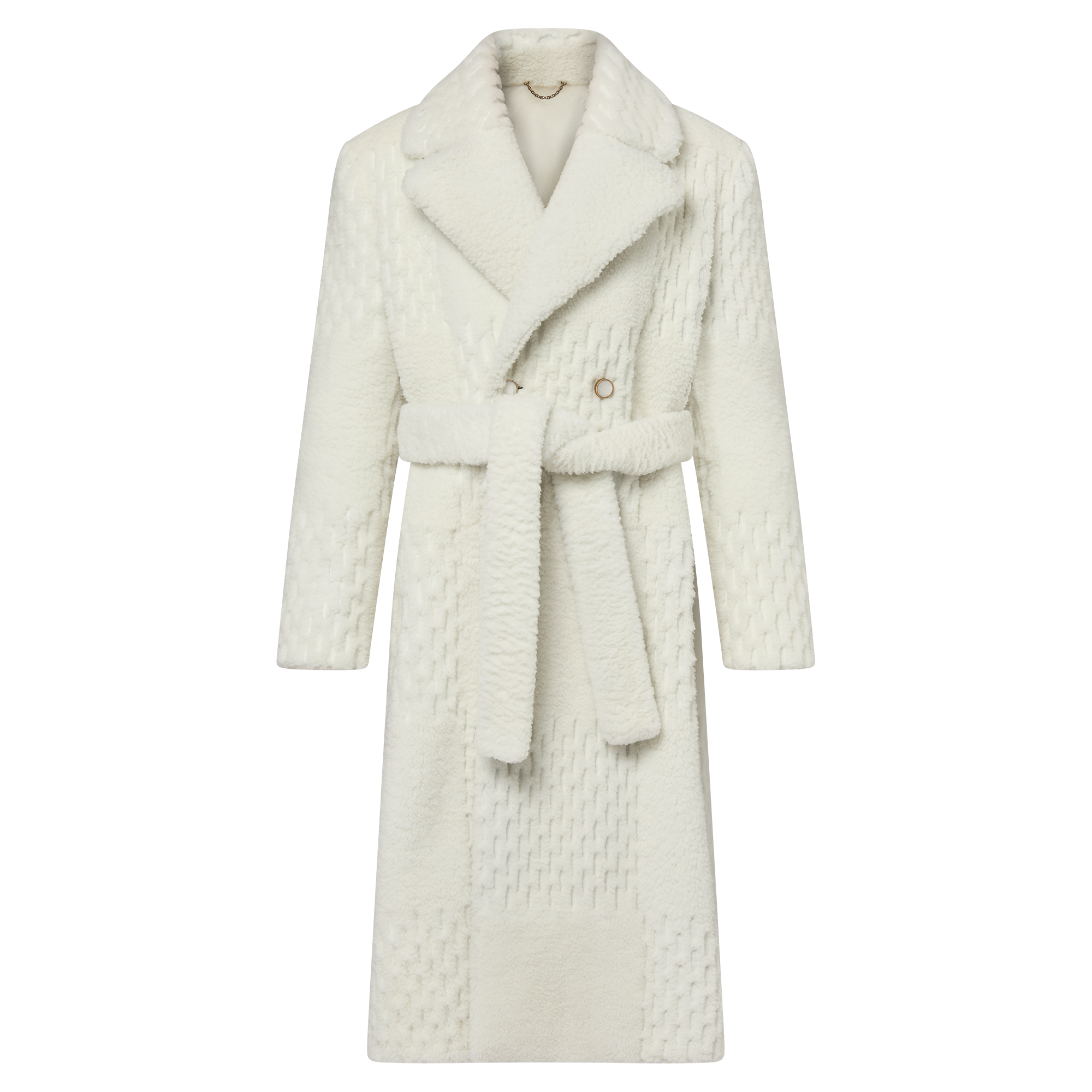 Mantel aus Lammfell mit Gürtel - auf Bestellung erhältlich  Herren Ready to Wear Jacken und Mäntel | LOUIS VUITTON (Zoom)