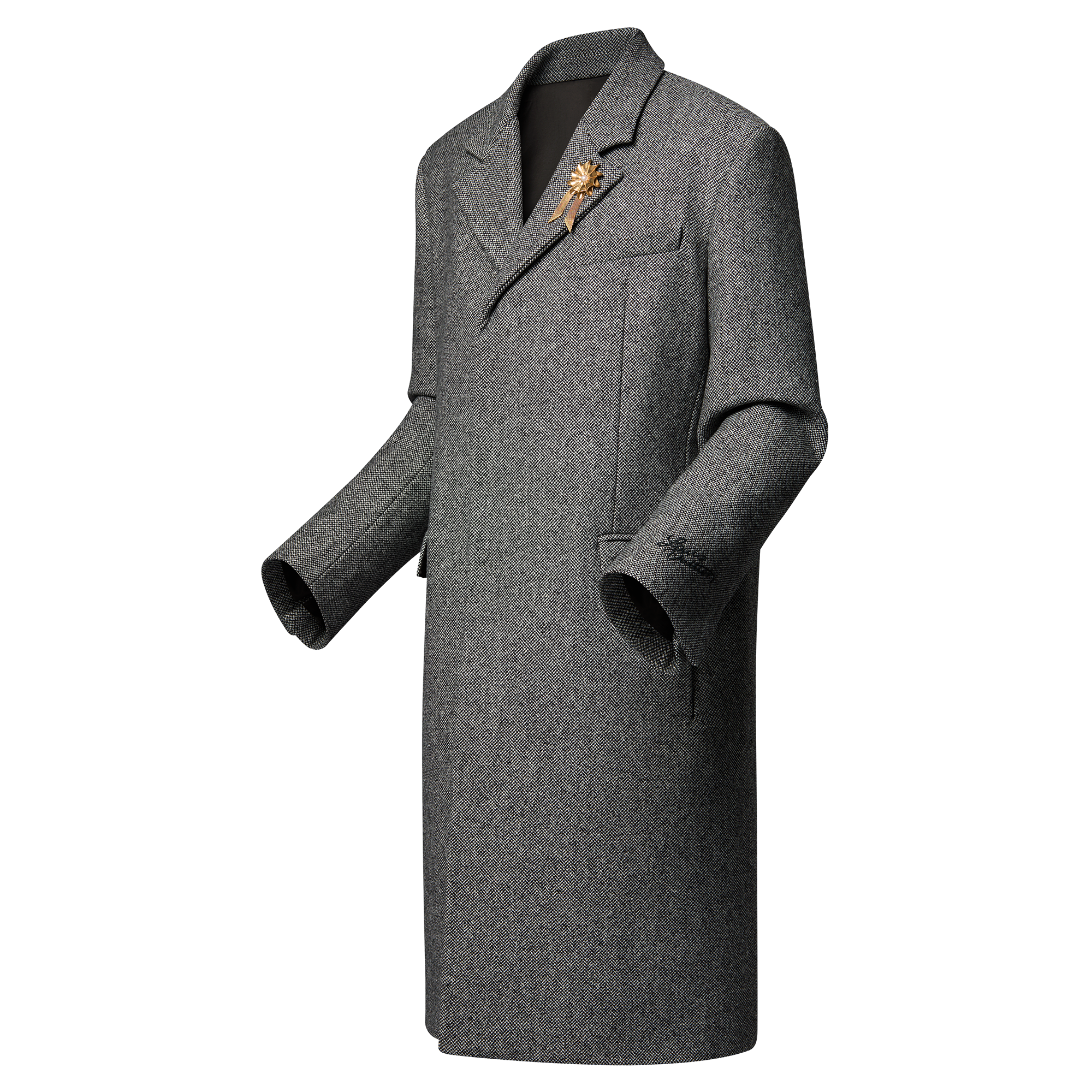 Mantel aus Wolle im Maßkonfektions-Stil  Herren Ready to Wear Jacken und Mäntel | LOUIS VUITTON (Zoom)
