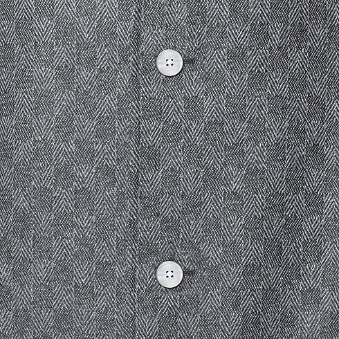Mantel aus Wolle mit Damier-Motiv Herren Ready to Wear Vollständige Ready to Wear | LOUIS VUITTON (Zoom)