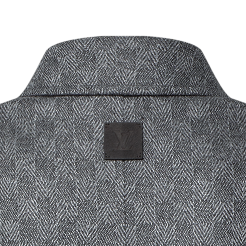 Mantel aus Wolle mit Damier-Motiv Herren Ready to Wear Vollständige Ready to Wear | LOUIS VUITTON (Zoom)
