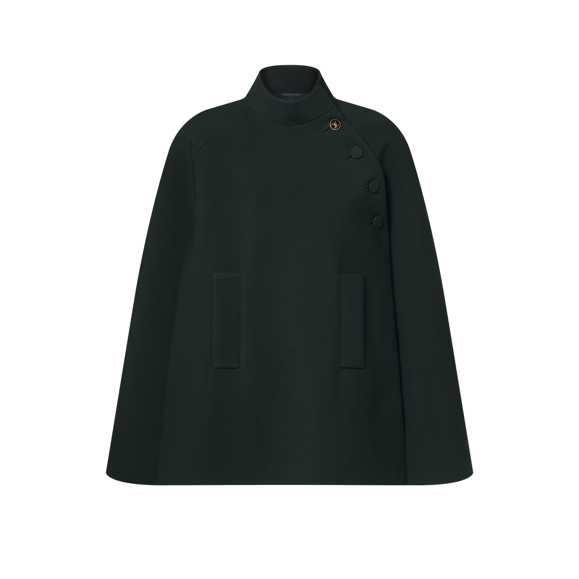 Mantel im Cape-Stil mit hohem Kragen  Damen Ready to Wear Mäntel und Jacken | LOUIS VUITTON (Zoom)