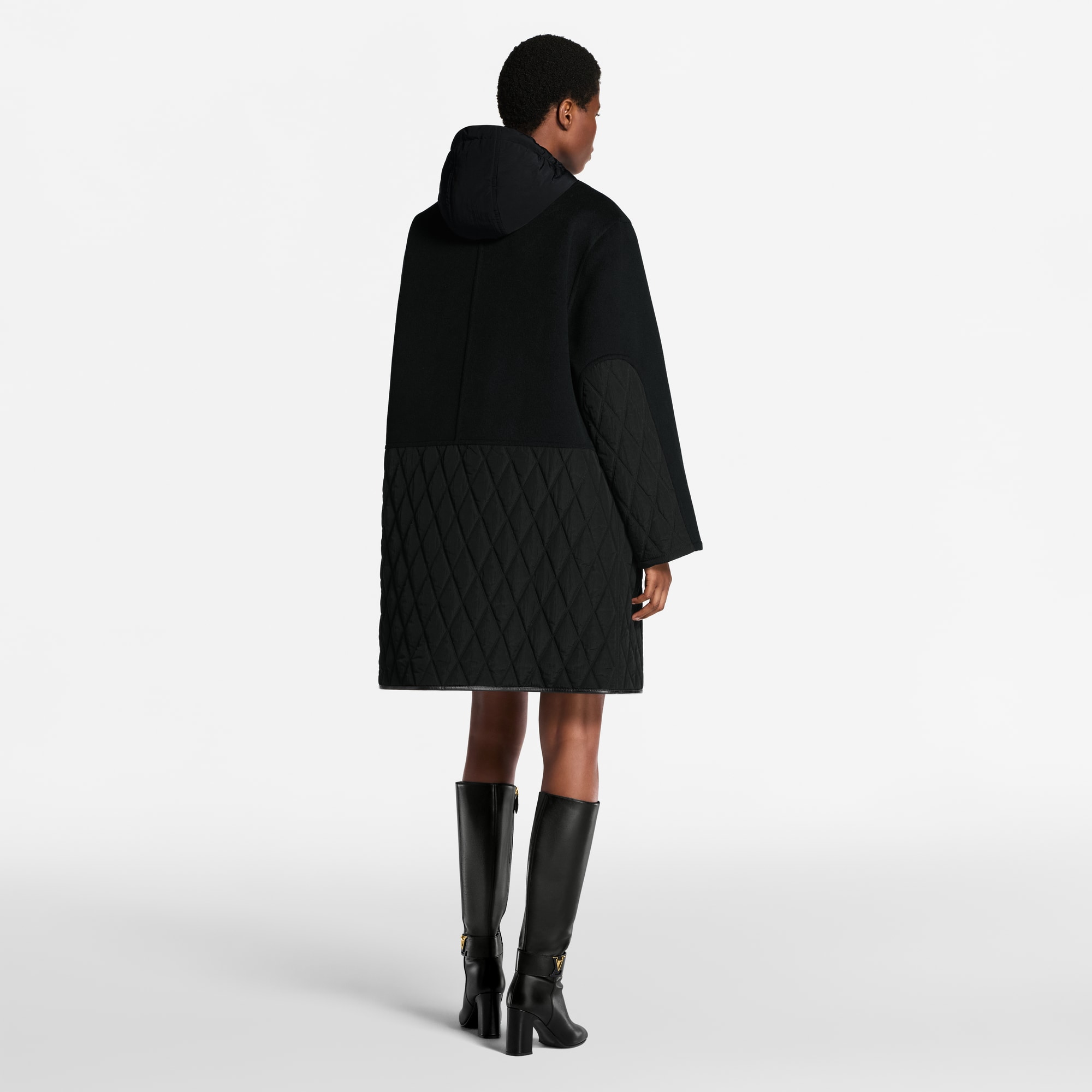 Mantel mit gesteppten Akzenten  Damen Ready to Wear Mäntel und Jacken | LOUIS VUITTON (Zoom)