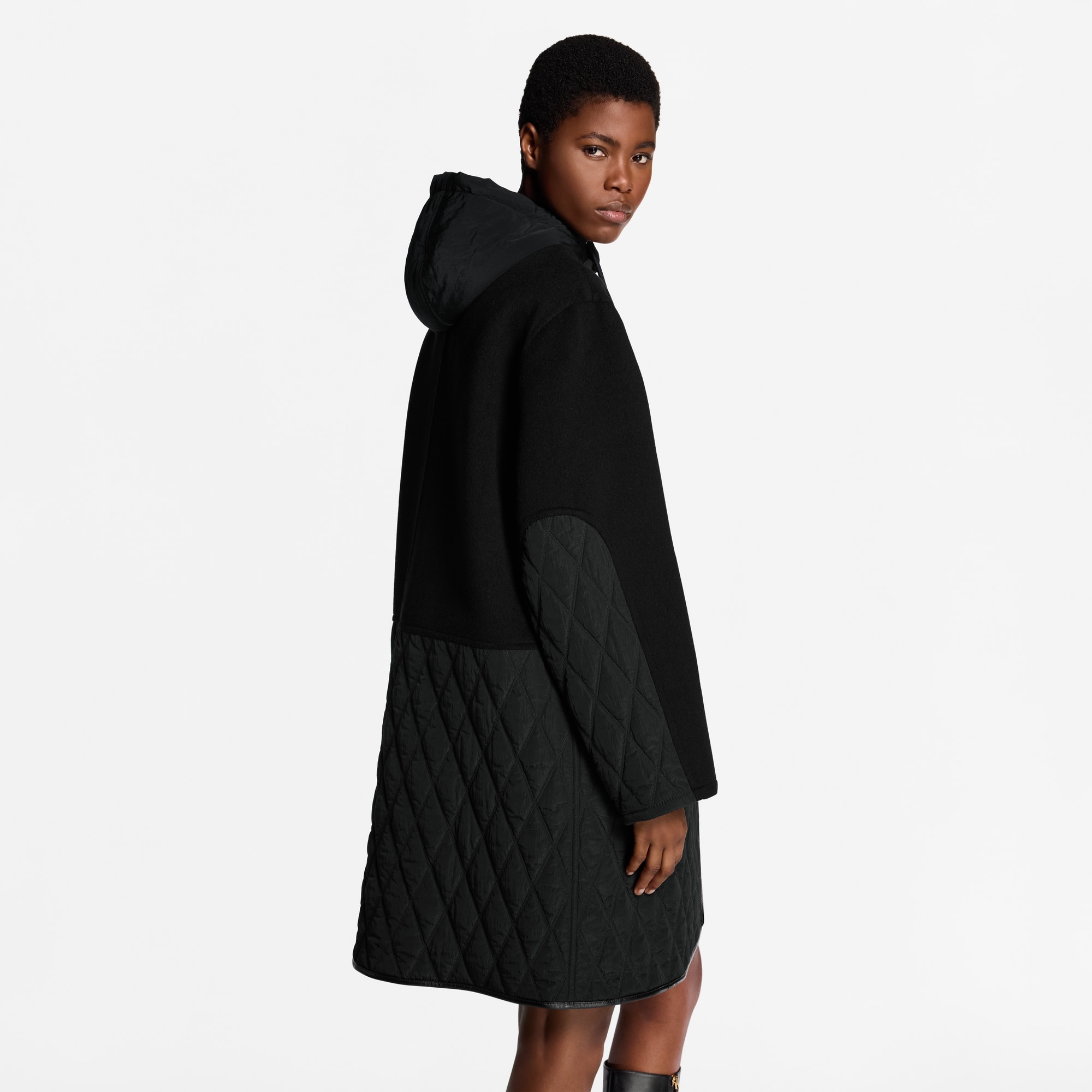 Mantel mit gesteppten Akzenten  Damen Ready to Wear Mäntel und Jacken | LOUIS VUITTON (Zoom)