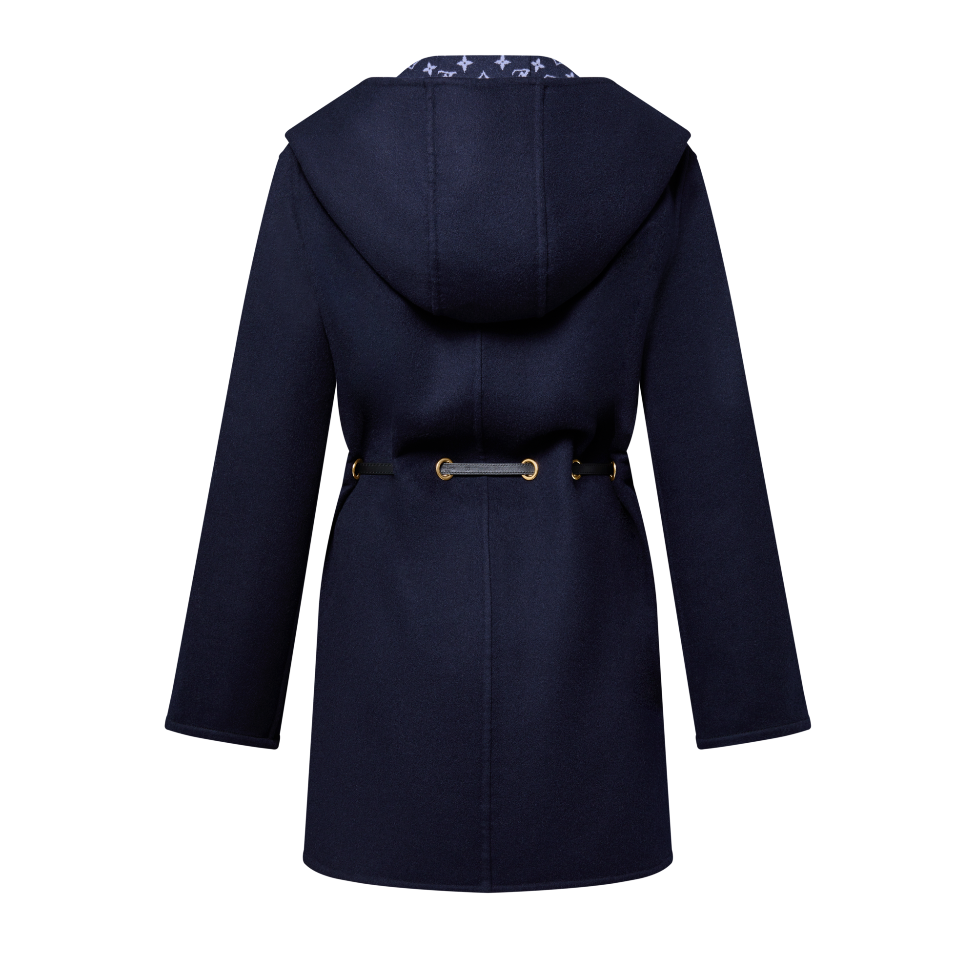 Mantel mit Kapuze, Wickel-Design und Zugband  Damen Ready to Wear Mäntel und Jacken | LOUIS VUITTON (Zoom)