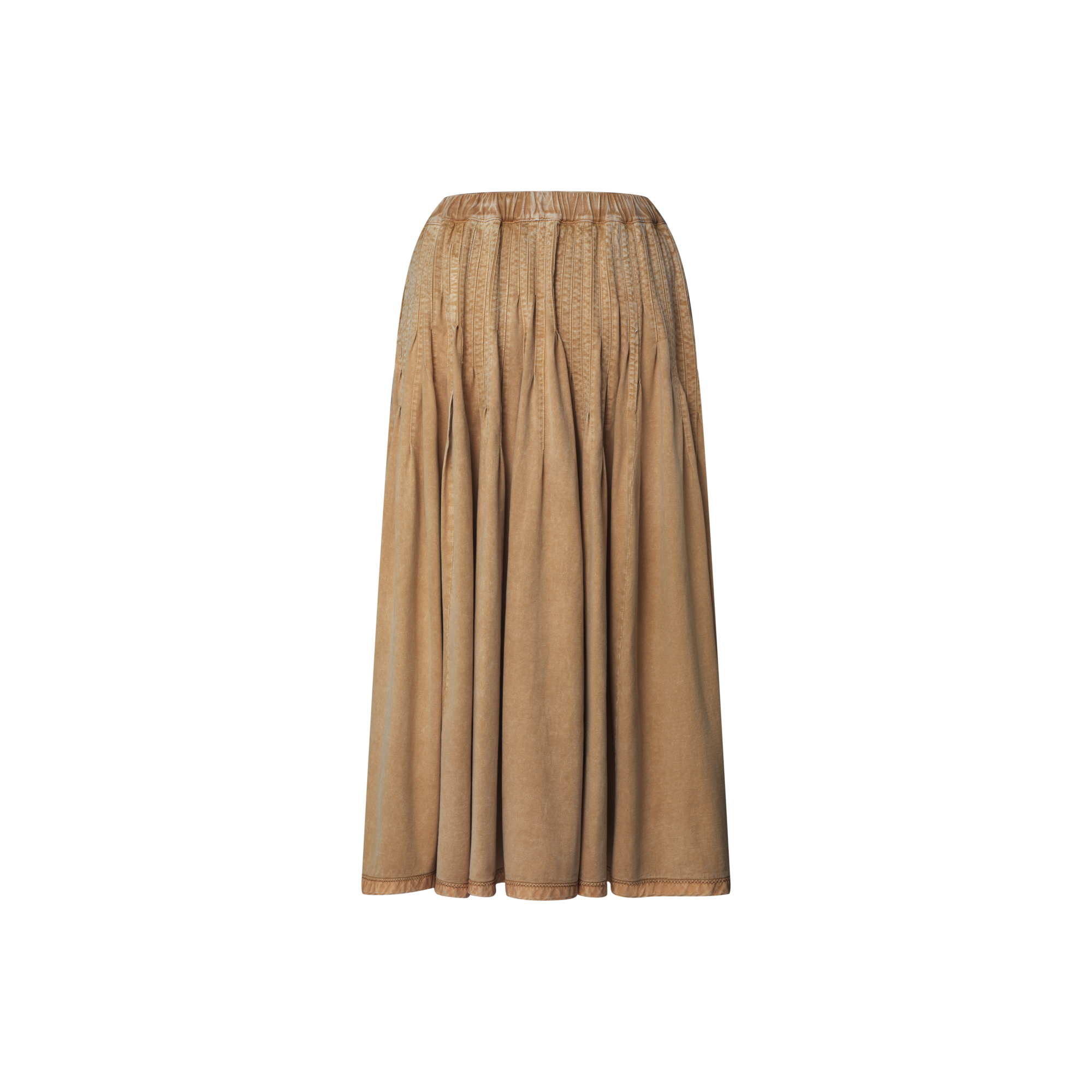 Maxirock aus Jersey mit Plisséefalten  Damen Ready to Wear Röcke und Shorts | LOUIS VUITTON (Zoom)