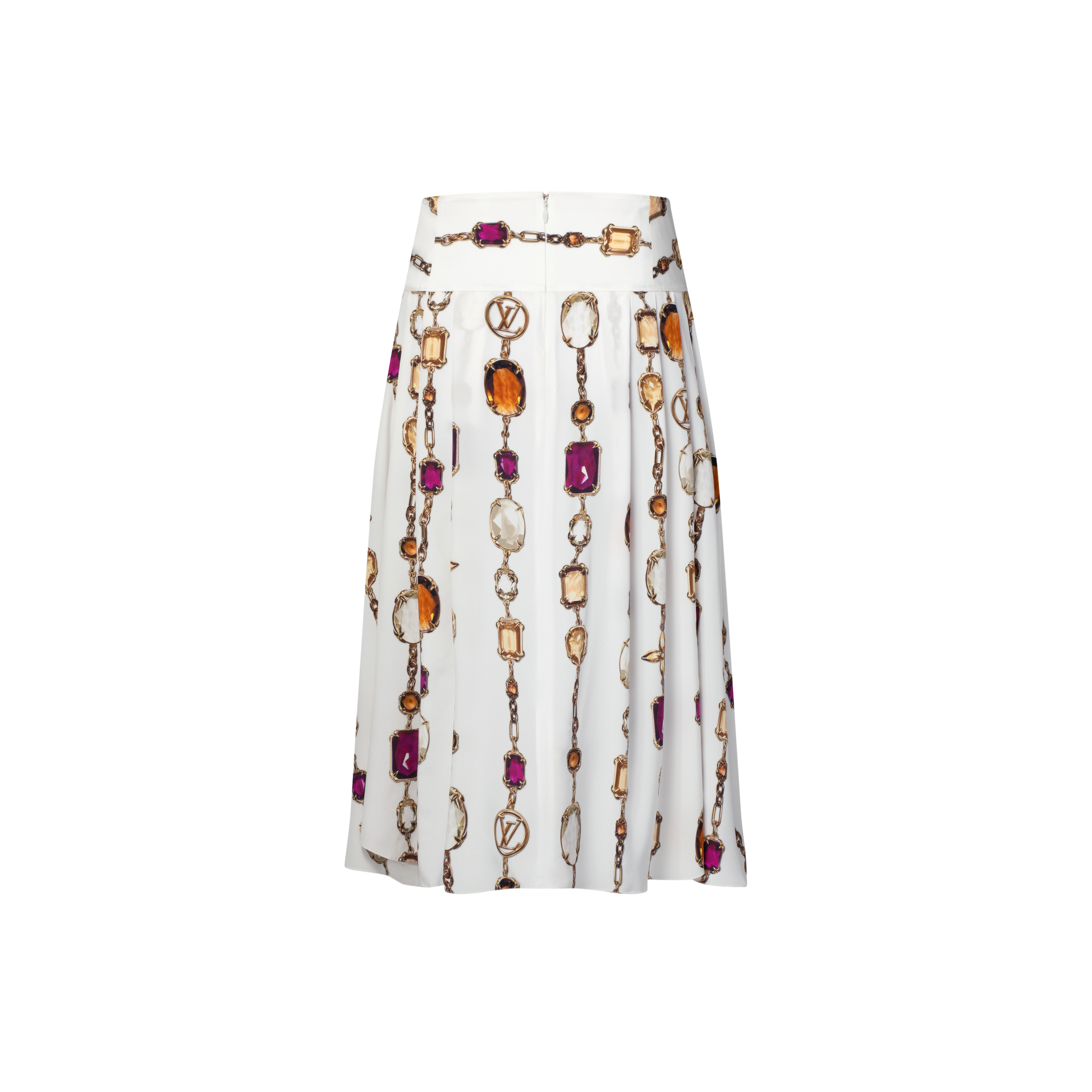 Midirock mit Halsketten-Motiv  Damen Ready to Wear Röcke und Shorts | LOUIS VUITTON (Zoom)