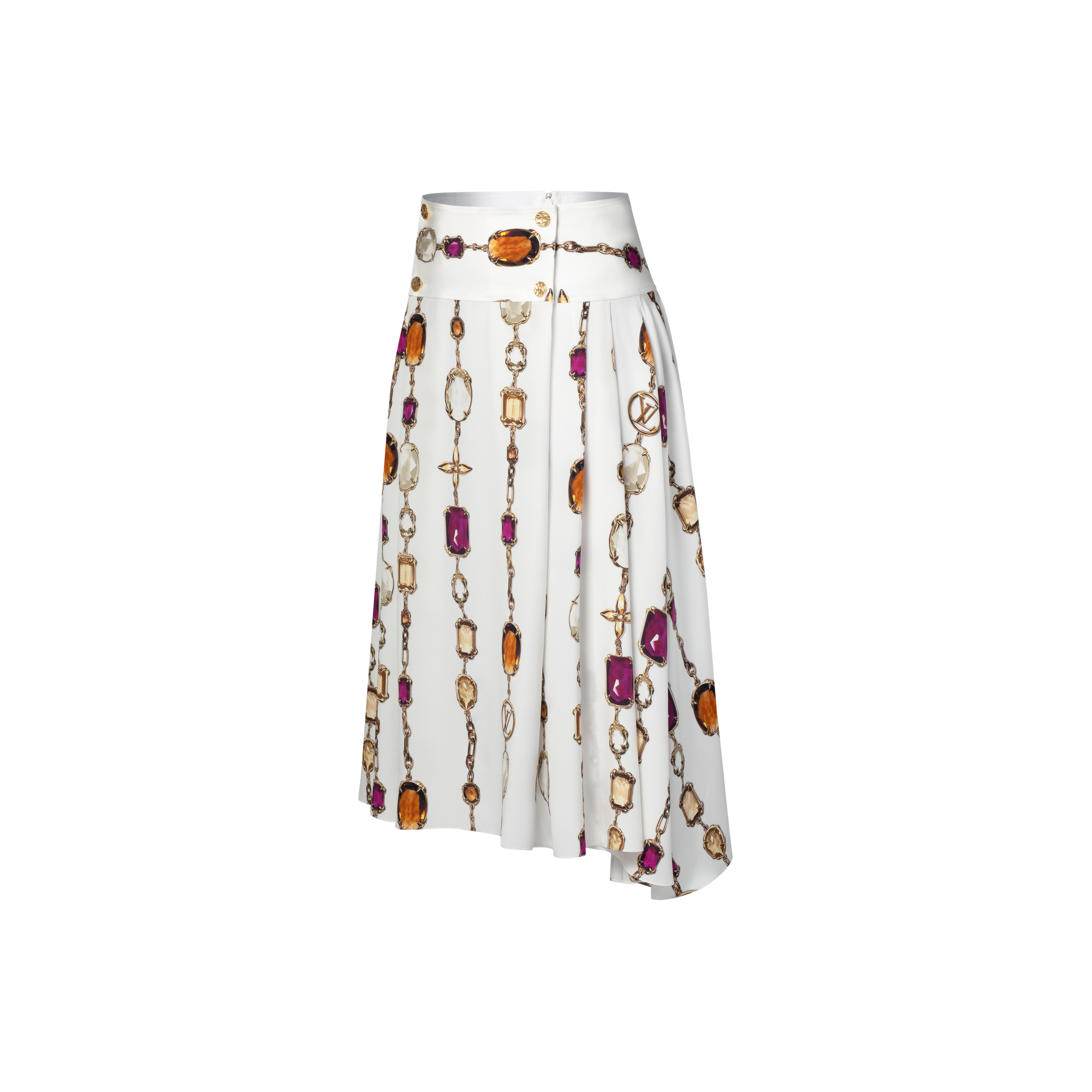 Midirock mit Halsketten-Motiv  Damen Ready to Wear Röcke und Shorts | LOUIS VUITTON (Zoom)
