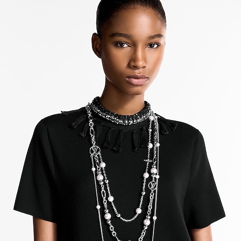 Midnight Pearl lange Halskette S00 Damen Modeschmuck Halsketten und Anhänger | LOUIS VUITTON (Zoom)