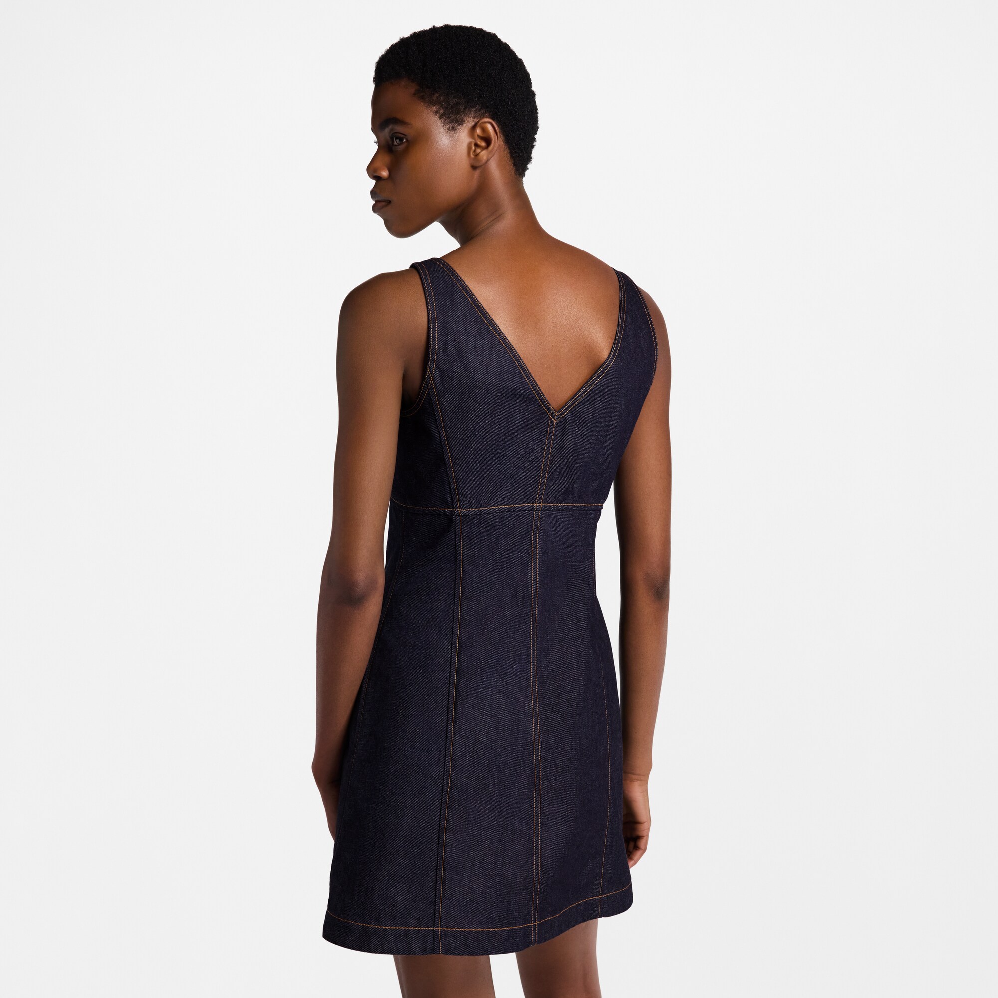 Minikleid aus Denim  Damen Ready to Wear Kleider | LOUIS VUITTON (Zoom)