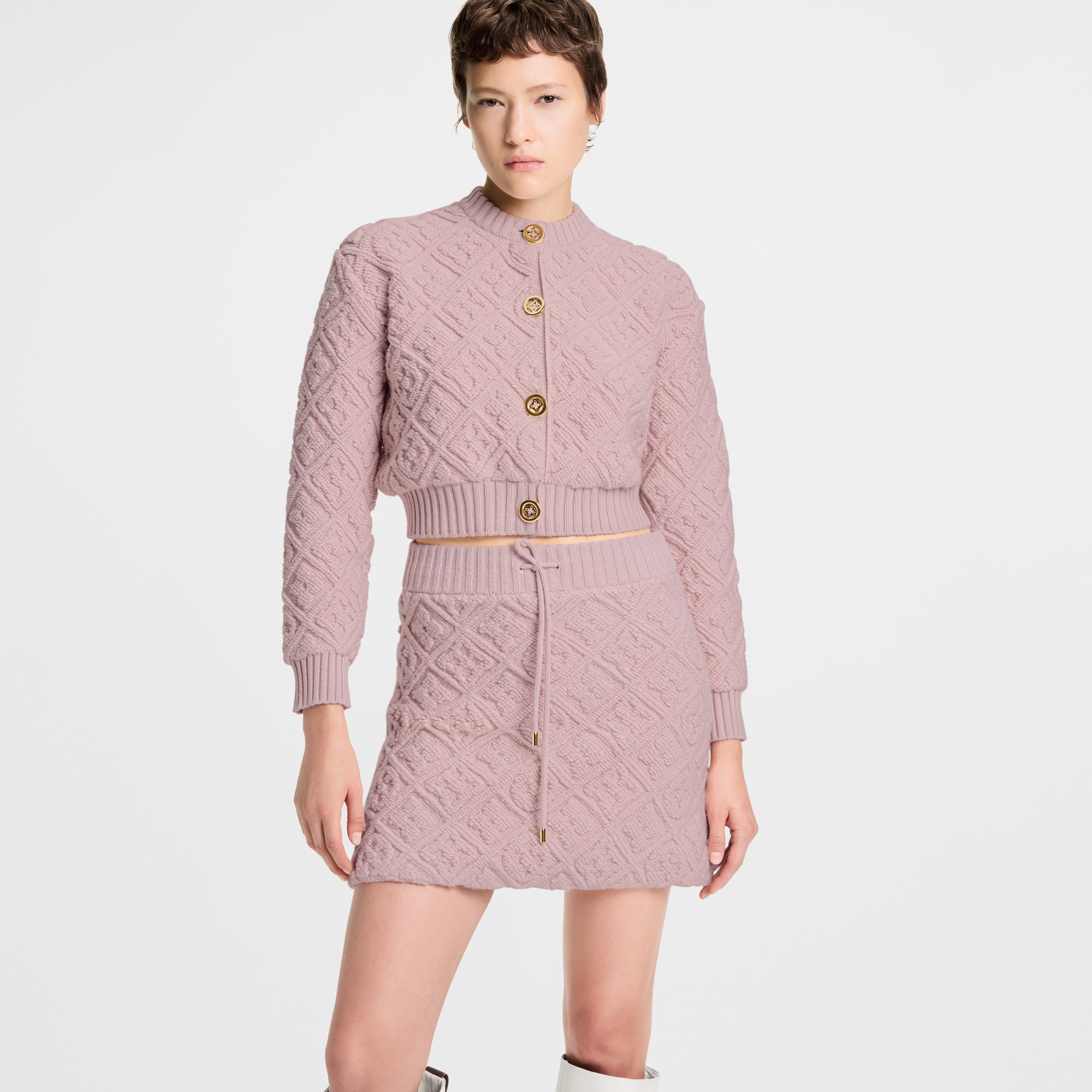 Minirock aus Frottee mit Monogram-Motiv  Damen Ready to Wear Röcke und Shorts | LOUIS VUITTON (Zoom)