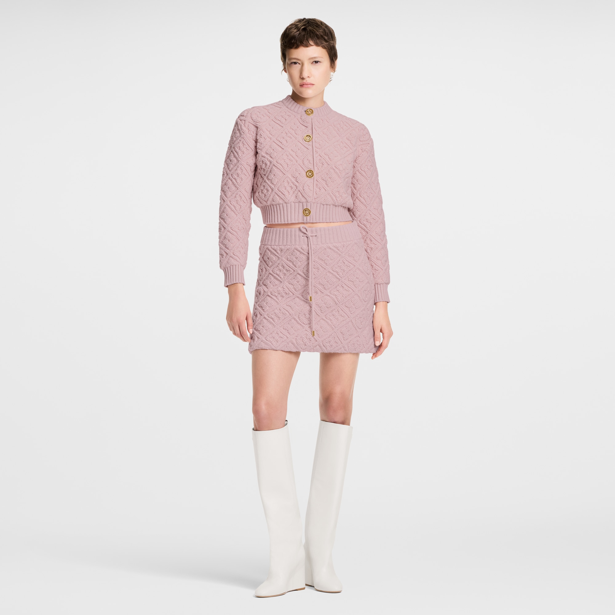 Minirock aus Frottee mit Monogram-Motiv  Damen Ready to Wear Röcke und Shorts | LOUIS VUITTON (Zoom)