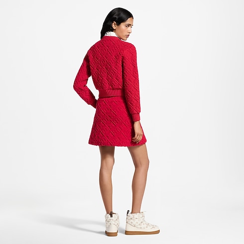 Minirock aus Frottee mit Monogram-Motiv Damen Ready to Wear Röcke | LOUIS VUITTON (Zoom)