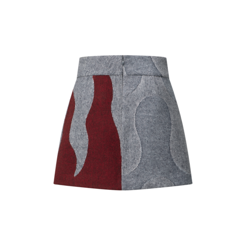 Minirock aus Jacquard mit Flammen-Motiv Damen Ready to Wear Röcke und Shorts | LOUIS VUITTON (Zoom)