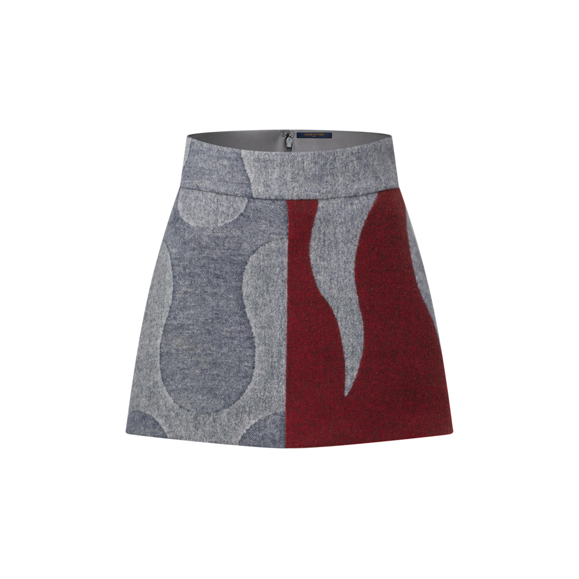 Minirock aus Jacquard mit Flammen-Motiv  Damen Ready to Wear Röcke und Shorts | LOUIS VUITTON (Zoom)