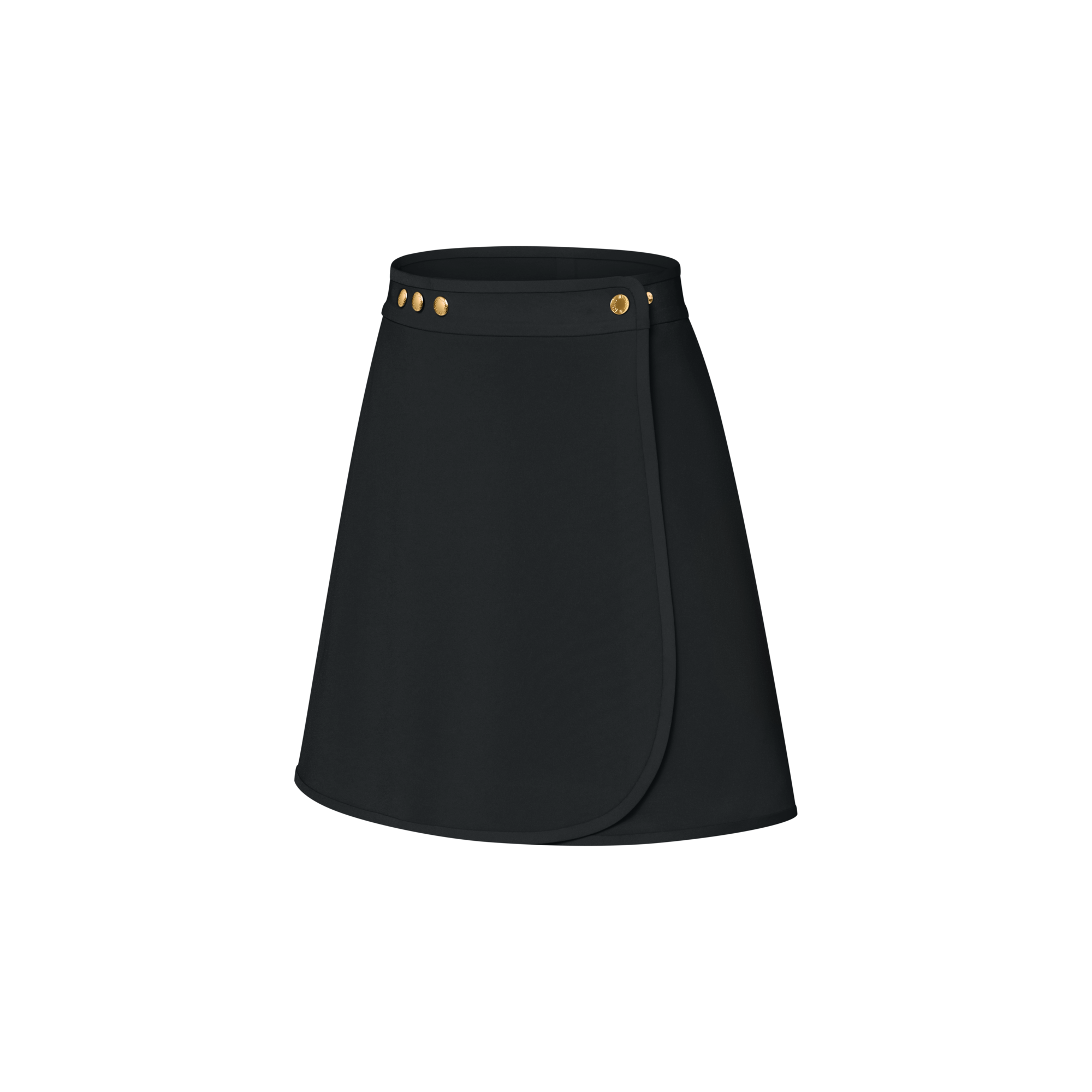 Minirock aus technischem Jersey mit Wickel-Design  Damen Ready to Wear Röcke und Shorts | LOUIS VUITTON (Zoom)