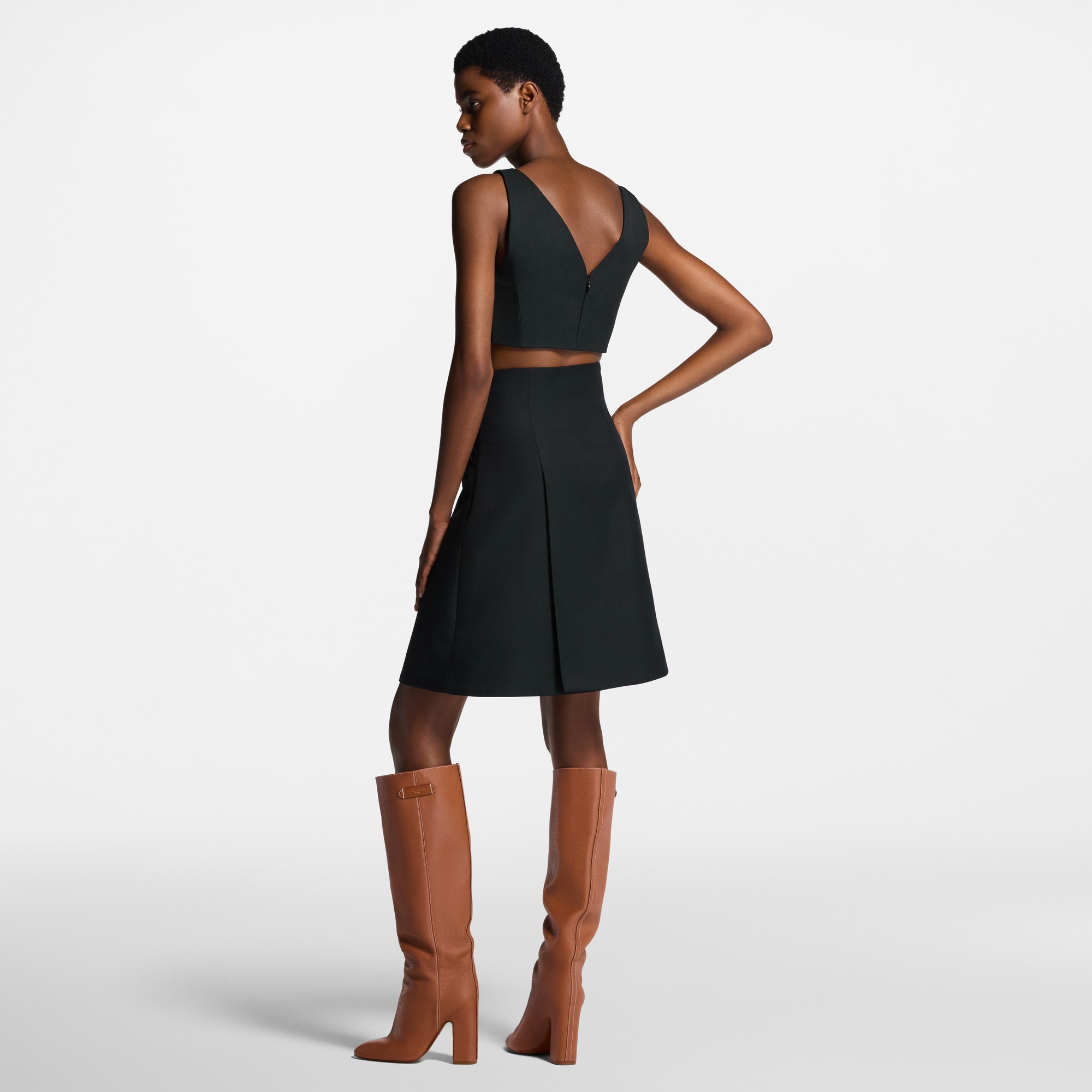 Minirock aus technischer Gabardine  Damen Ready to Wear Röcke und Shorts | LOUIS VUITTON (Zoom)