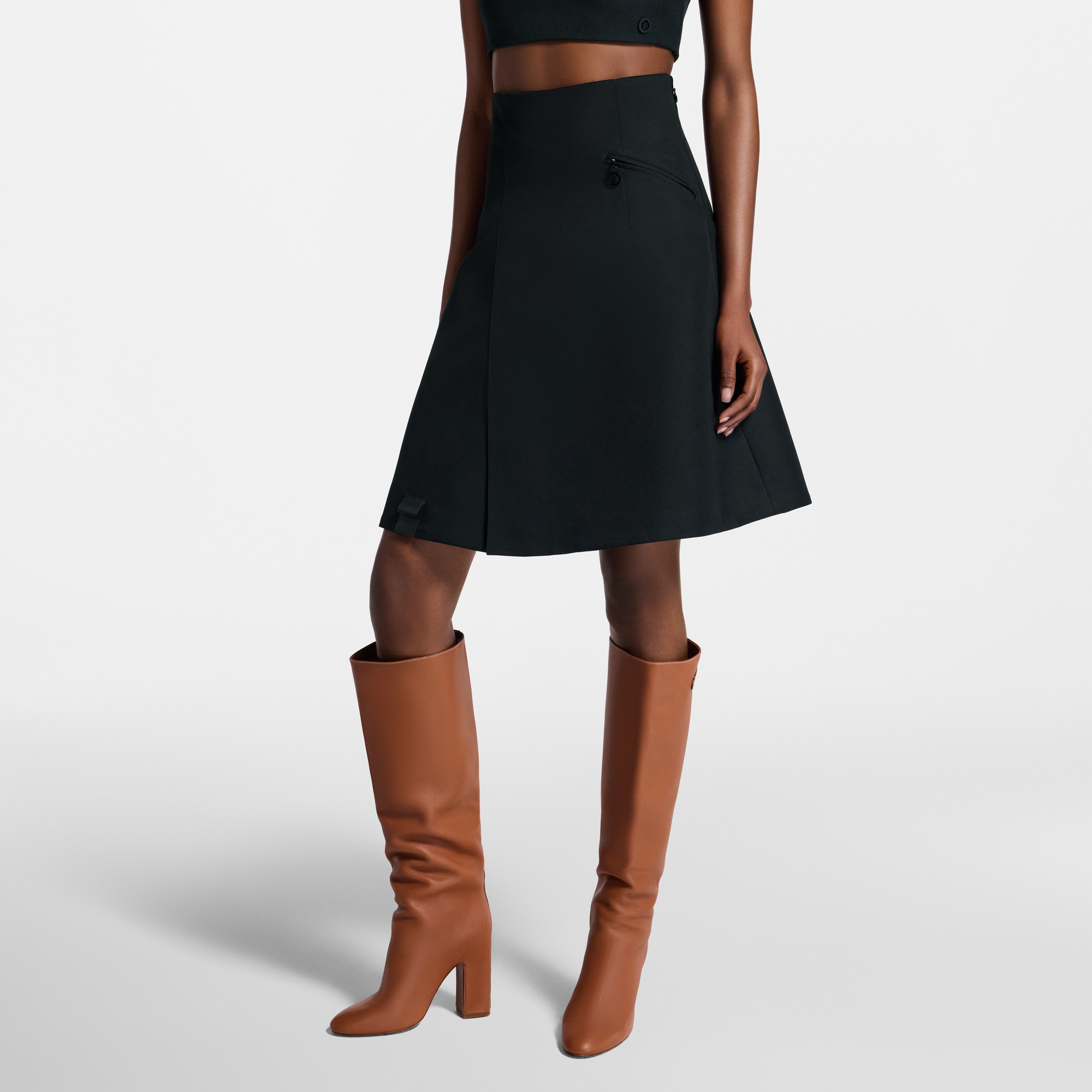 Minirock aus technischer Gabardine  Damen Ready to Wear Röcke und Shorts | LOUIS VUITTON (Zoom)