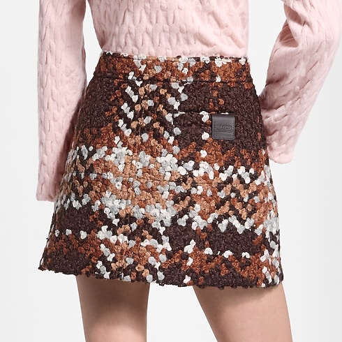 Minirock aus Tweed mit Schottenkaros Damen Ready to Wear Neuheiten Ready-to-wear | LOUIS VUITTON (Zoom)