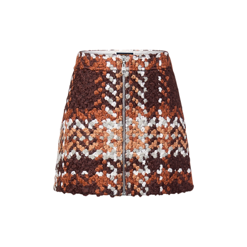 Minirock aus Tweed mit Schottenkaros Damen Ready to Wear Neuheiten Ready-to-wear | LOUIS VUITTON (Zoom)