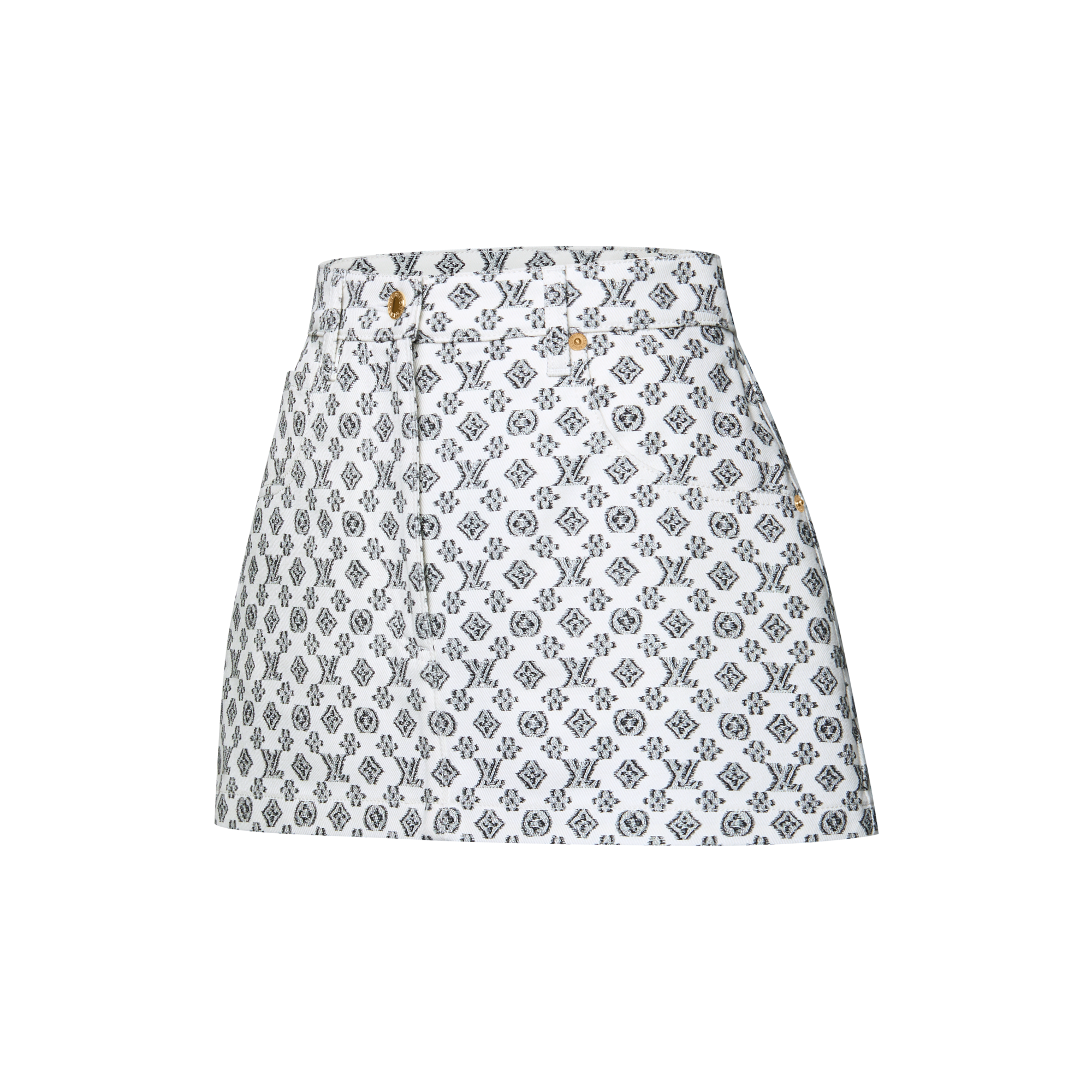 Minirock mit Blurry Monogram-Motiv  Damen Ready to Wear Röcke und Shorts | LOUIS VUITTON (Zoom)