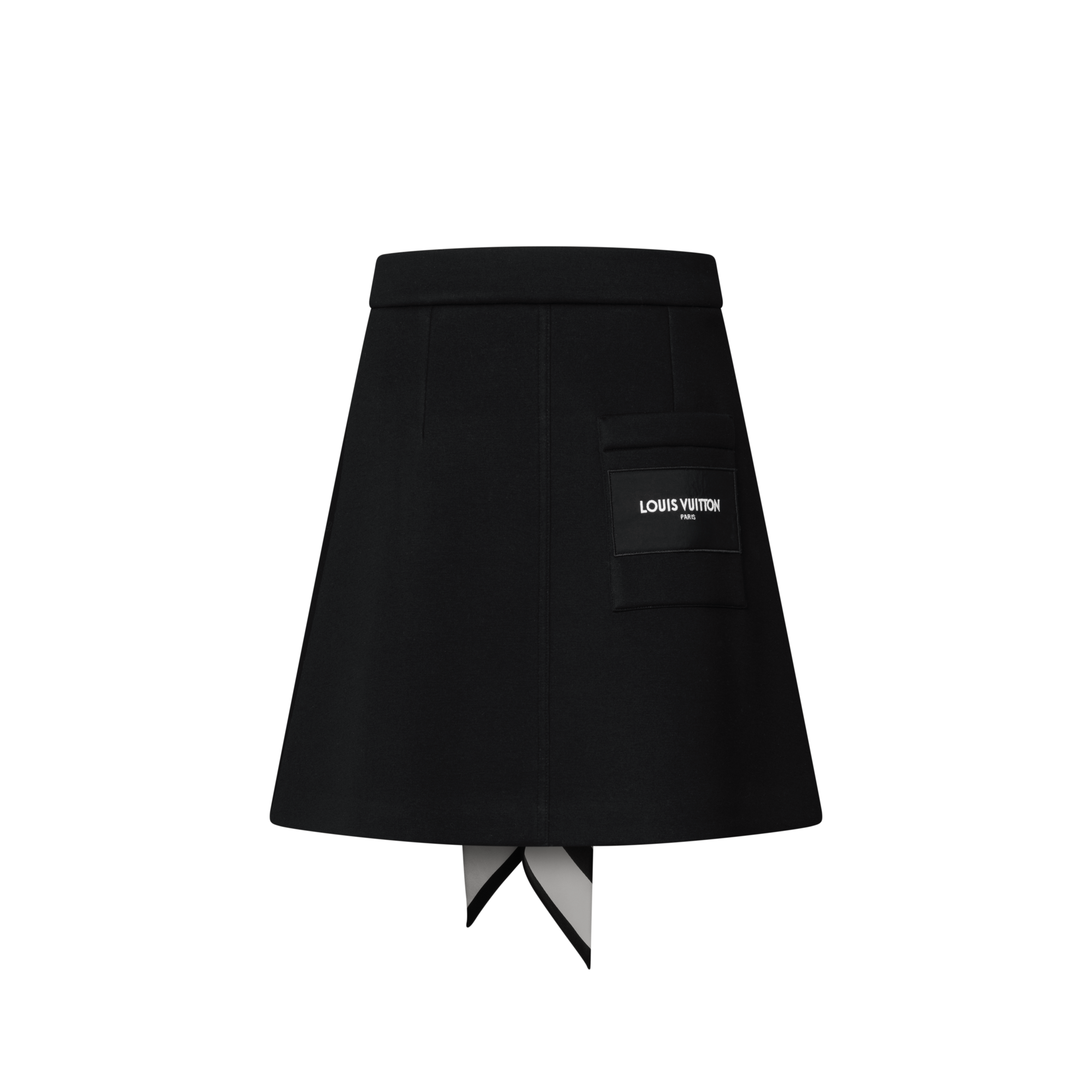 Minirock mit Monogram-Motiv und Schal-Detail  Damen Ready to Wear Röcke und Shorts | LOUIS VUITTON (Zoom)