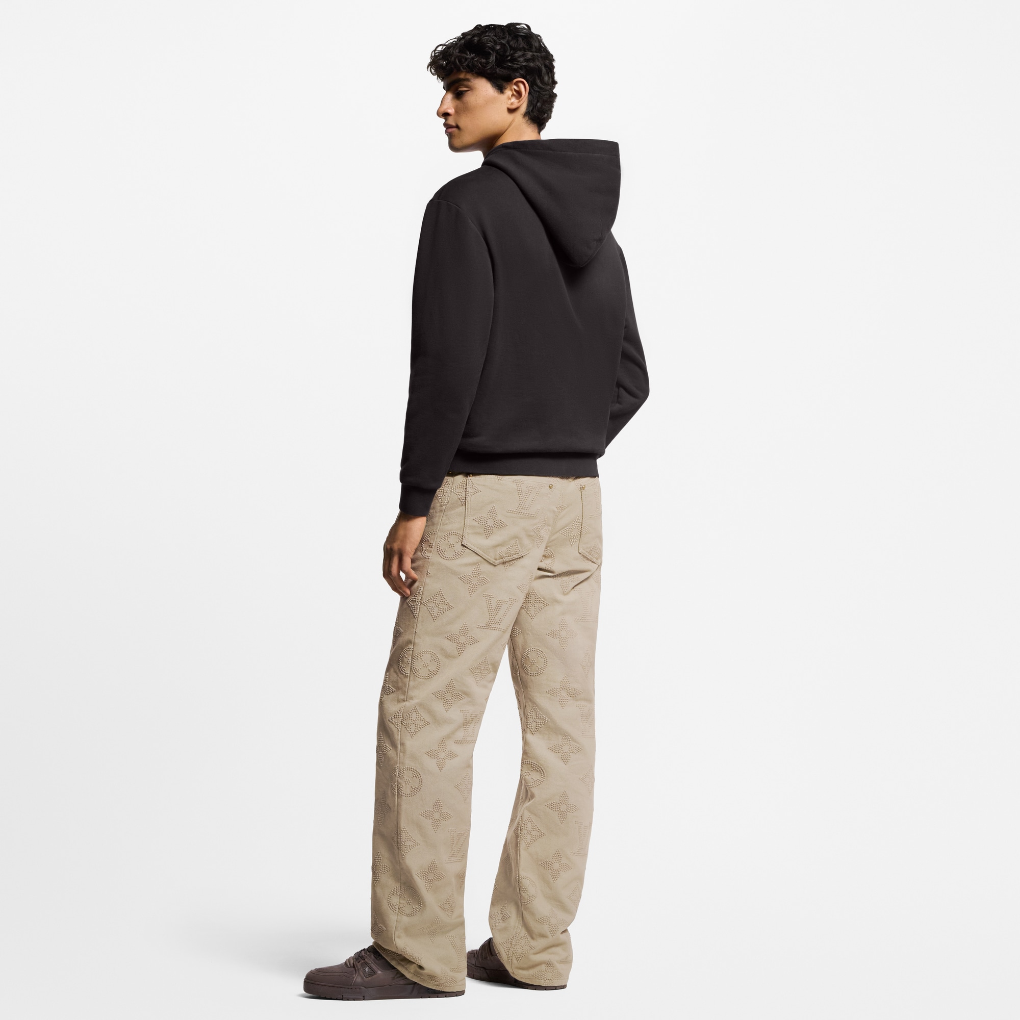 Mit Perlen verzierter Hoodie  Herren Ready to Wear Vollständige Ready to Wear | LOUIS VUITTON (Zoom)