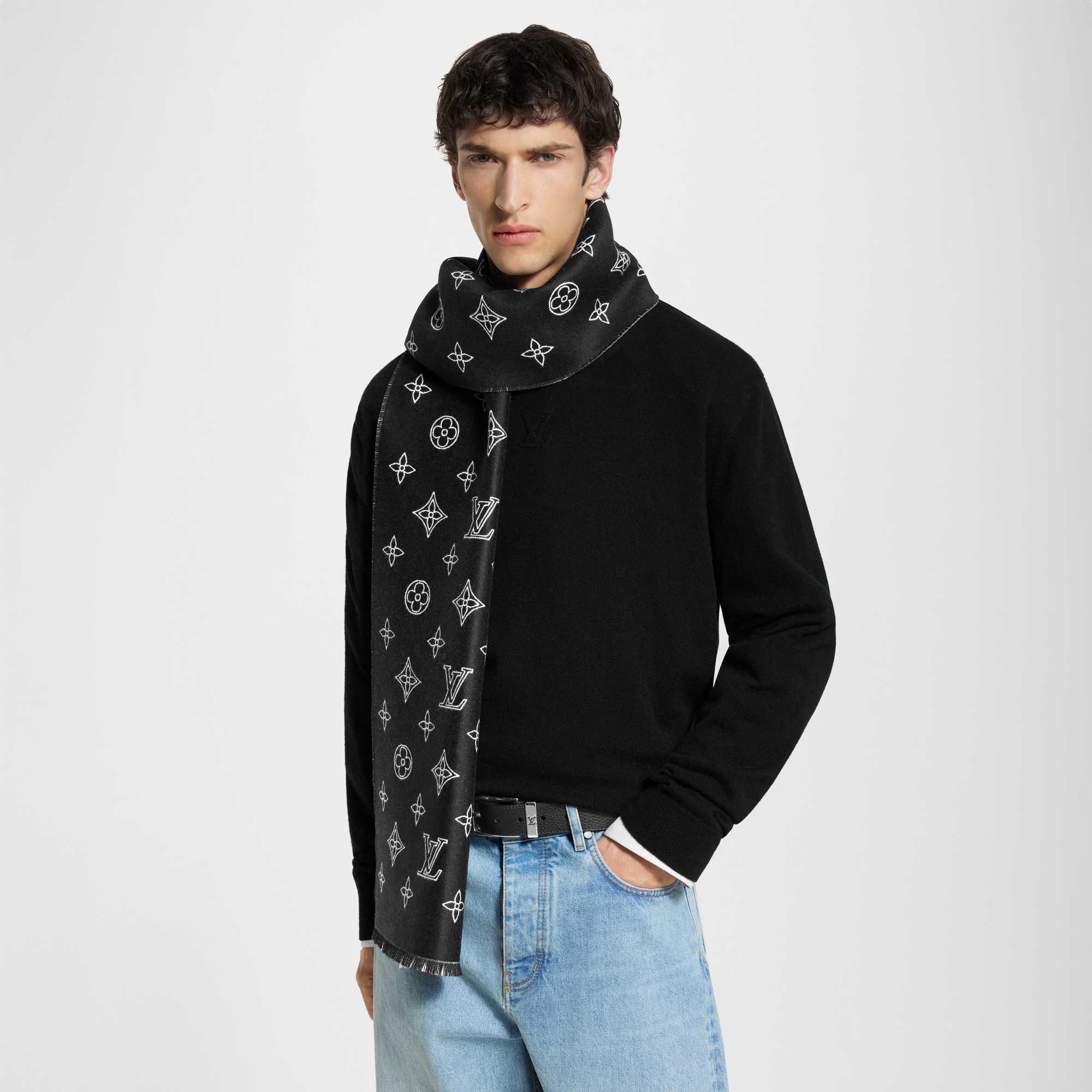 Monogram Blast Schal S00 Herren Accessoires Schals | LOUIS VUITTON (Zoom)